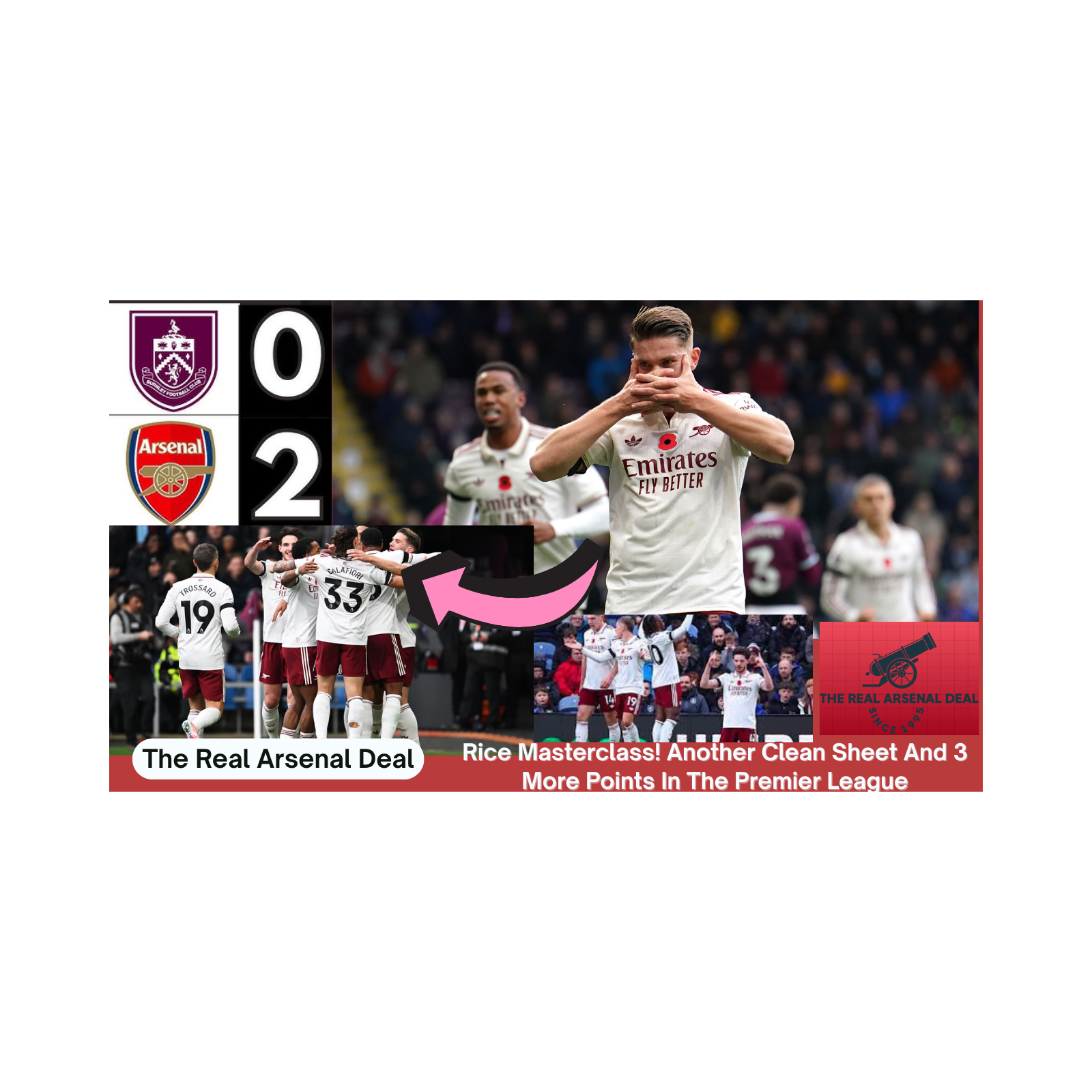 Arsenal 2-0 Burnley | Gyökeres Scores, Declan Rice Dominates & Arsenal Extend Premier League Lead! ⚽ episode artwork