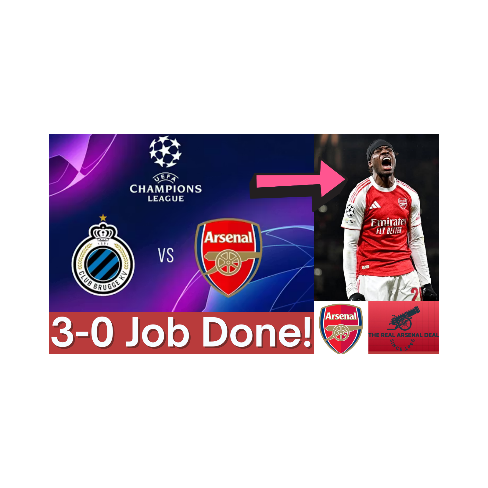 Club Brugge 0-3 Arsenal UCL Reaction | Arsenalâs Rotated XI Gets It Done | Madueke Wondergoal & Martinelli Beauty! Club Brugge 0-3 Arsenal UCL Reaction | Arsenalâs Rotated XI Gets It Done | Madueke Wondergoal & Martinelli Beauty!
