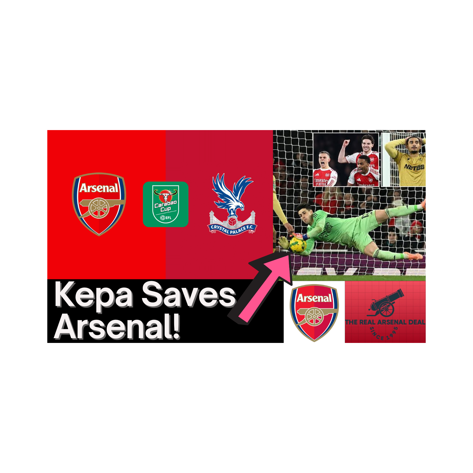 Arsenal 1-1 Crystal Palace (8-7 Pens) | INSTANT Post-Match Reaction Podcast | EFL Cup Quarter Final episode artwork