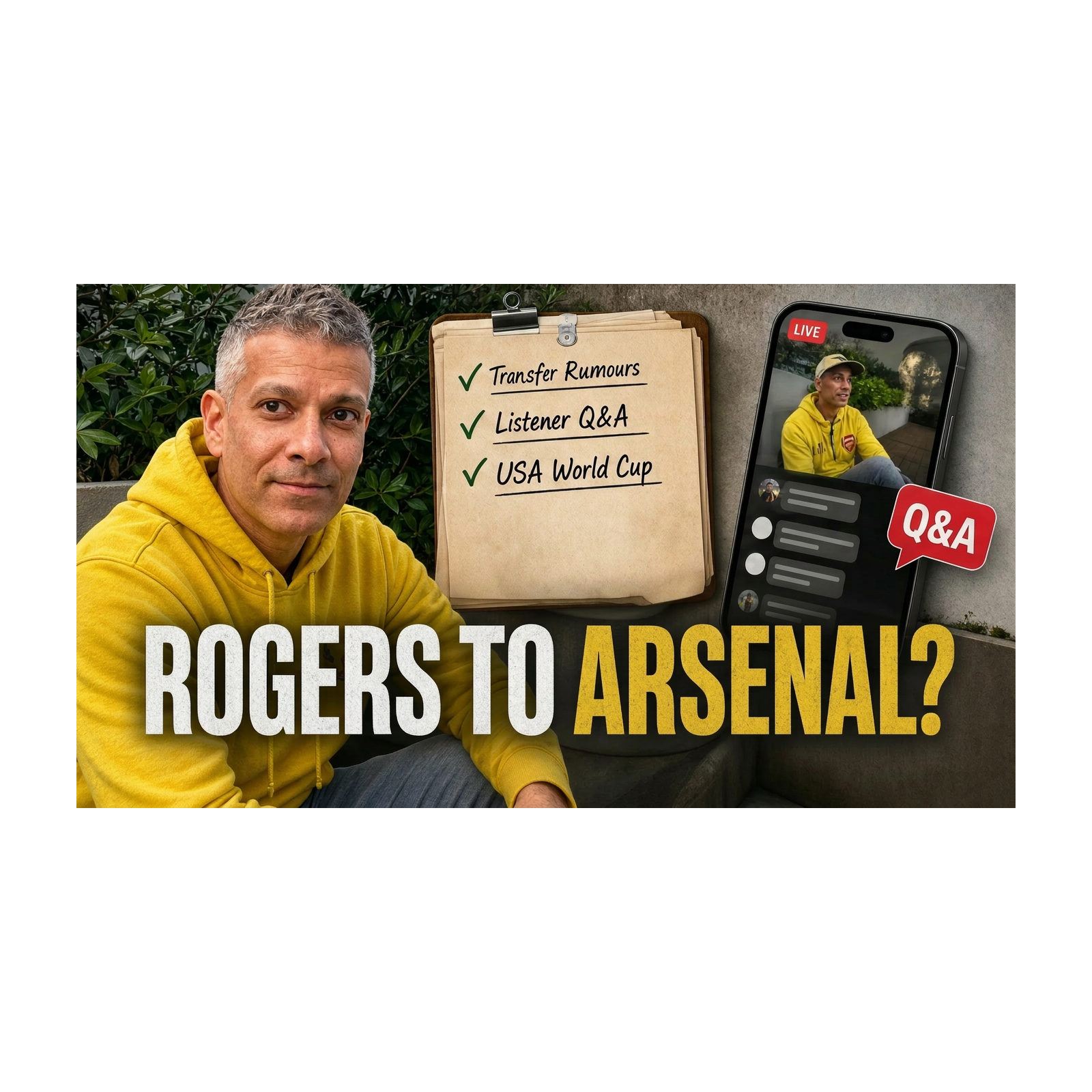 Rogers to Arsenal? Transfer Rumours, Listener Q&A, and The USA World Cup Cloud episode artwork