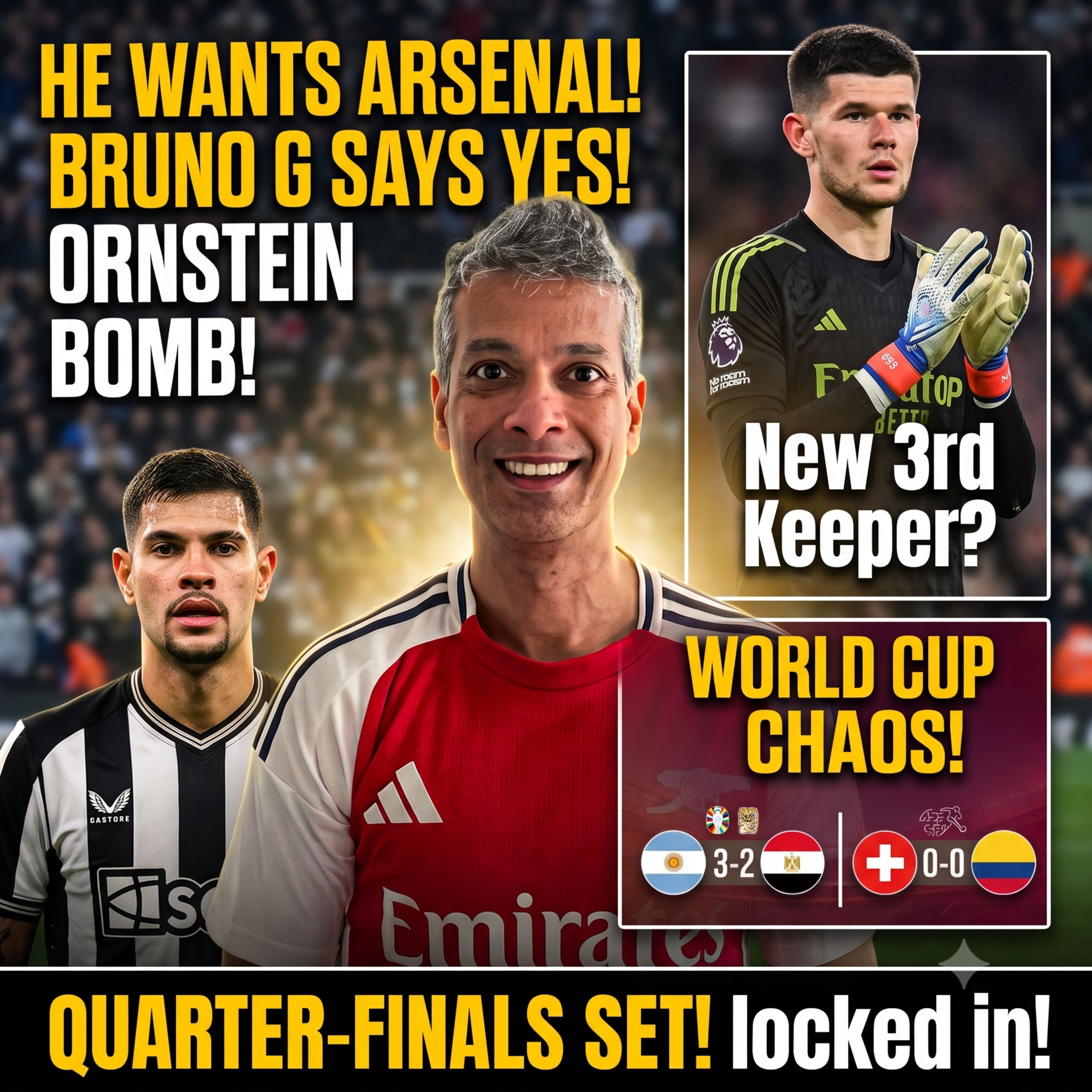 He Wants Arsenal! 🇧🇷 Bruno Guimaraes Seeks Move + Meslier Transfer & World Cup Knockouts episode artwork