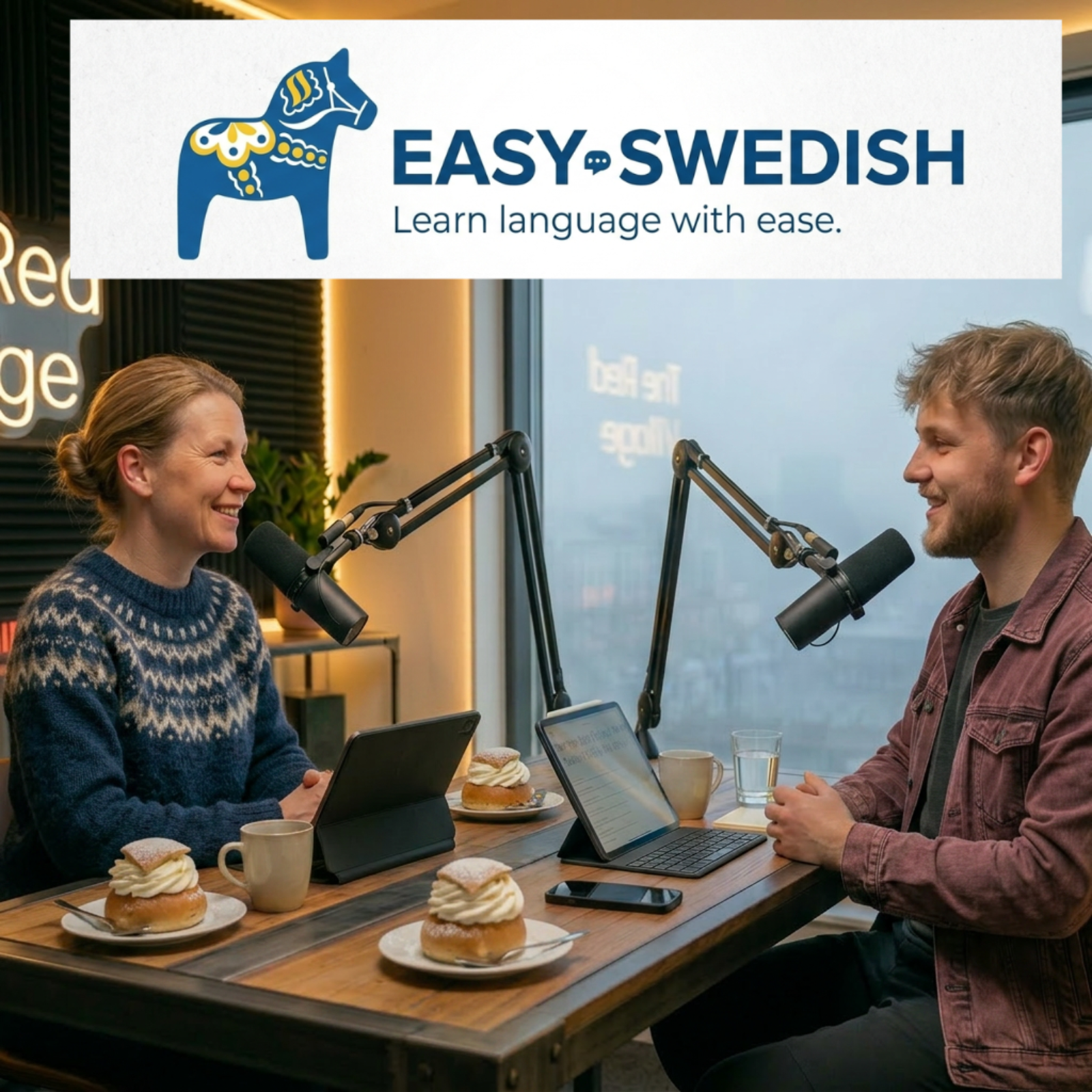 🧁 [The Red Village] The Semla War: Are Modern Food Trends Destroying Fika? (A1-A2 Swedish) episode artwork