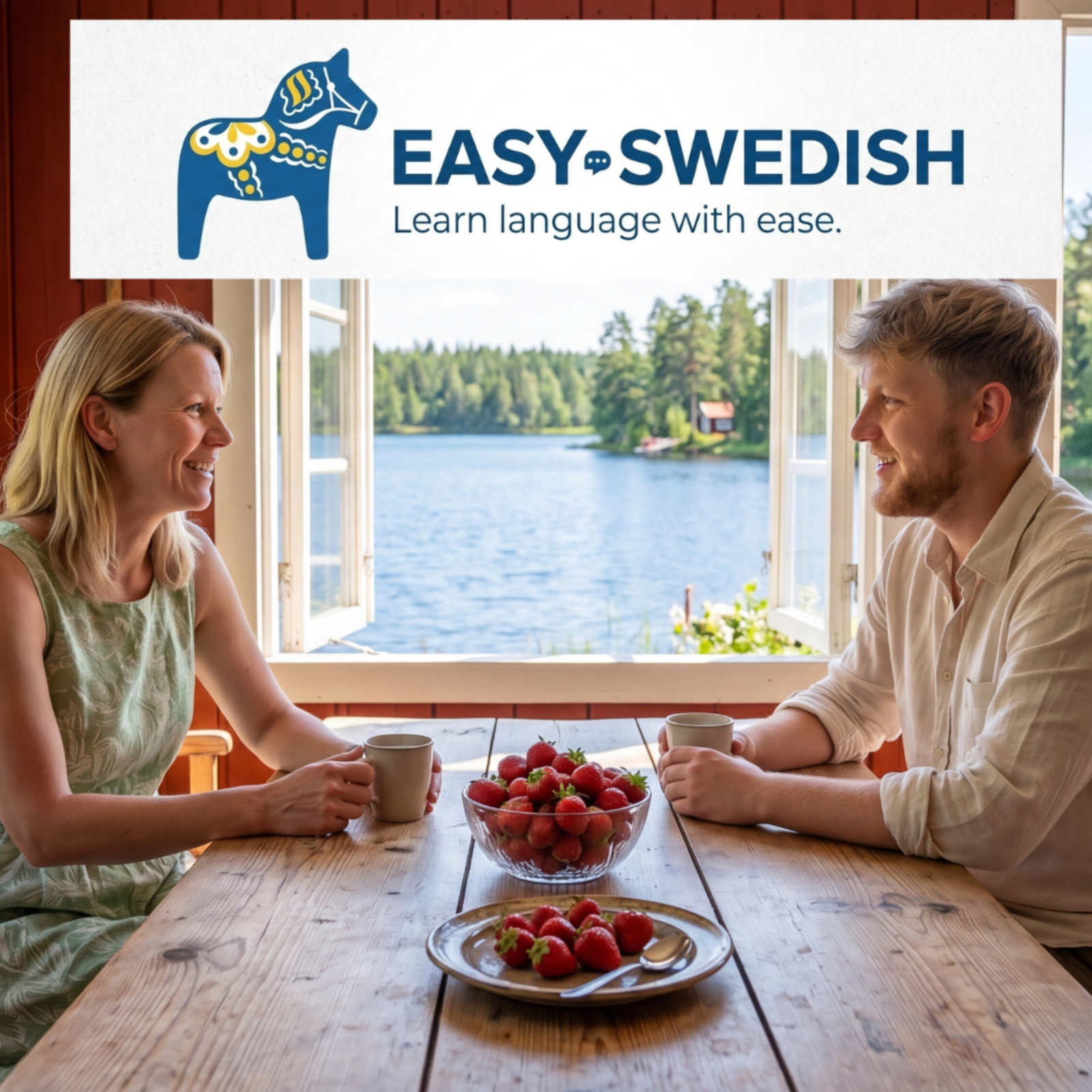 🏡Podcast in Easy Swedish: Why Are Swedes Obsessed With Summer Cottages? (A2 Swedish) episode artwork