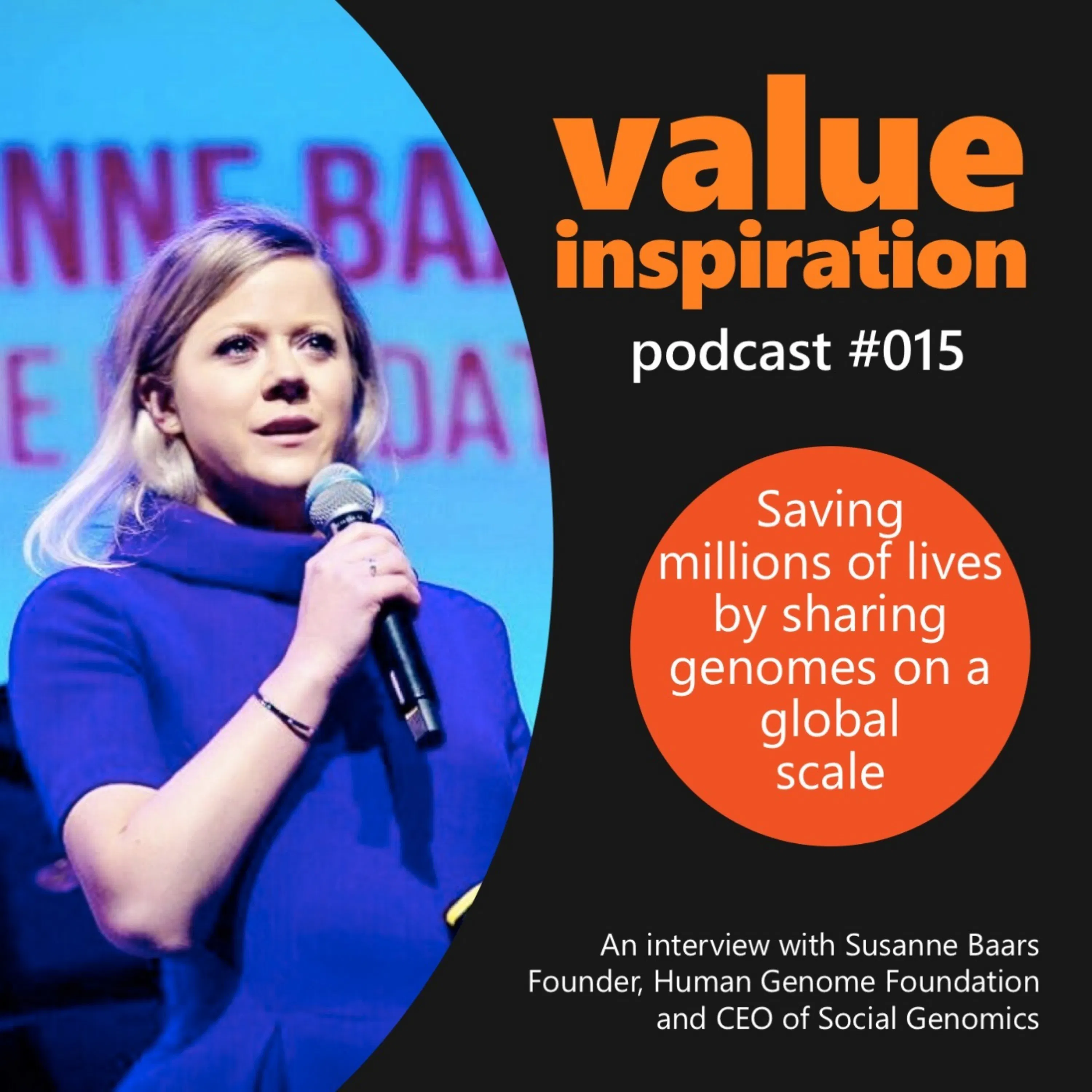 #15 - Susanne Baars, CEO of Social Genomics - On saving millions of lives by sharing genomes on a global scale
