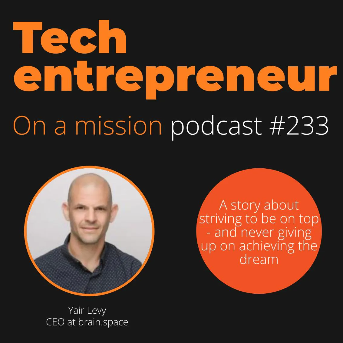 #233 - Yair Levy, CEO Brain.Space - on enabling global-scale innovation