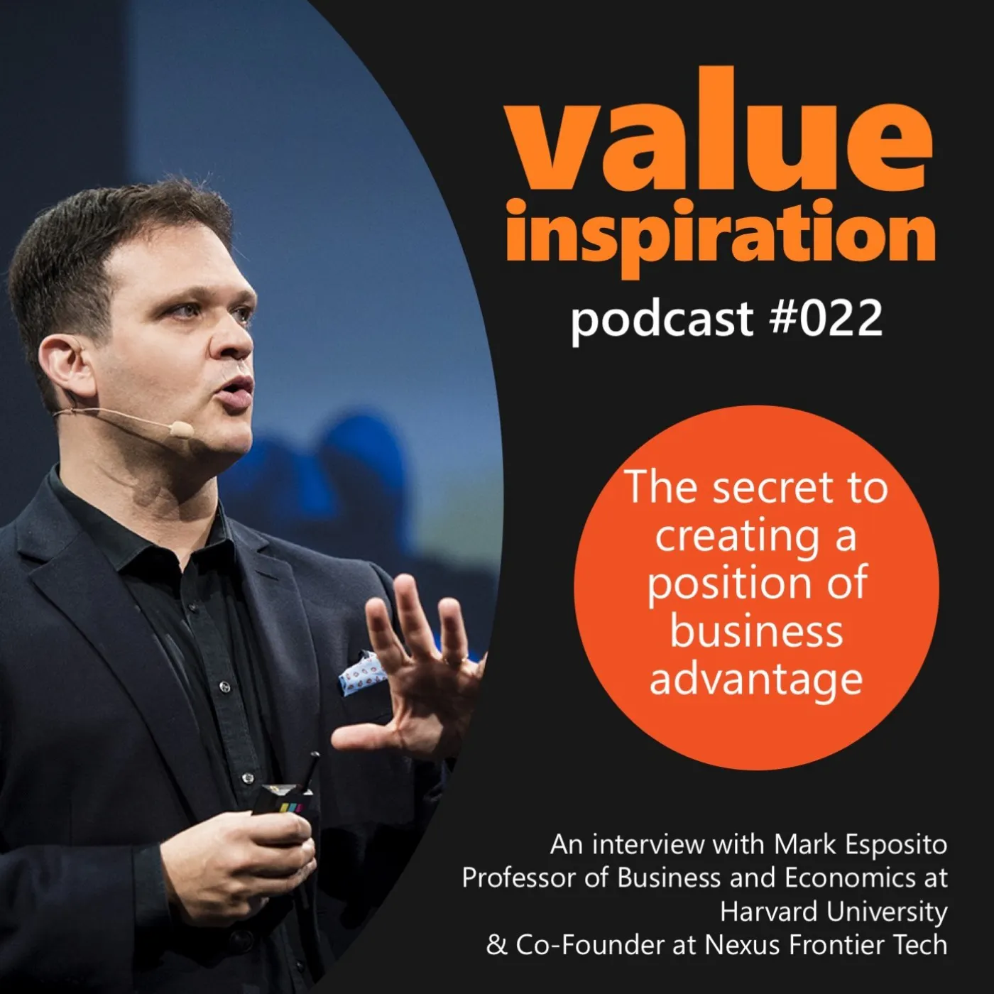 #22 - Mark Esposito, Co-Founder at Nexus Frontier Tech - The secret to creating a position of business advantage