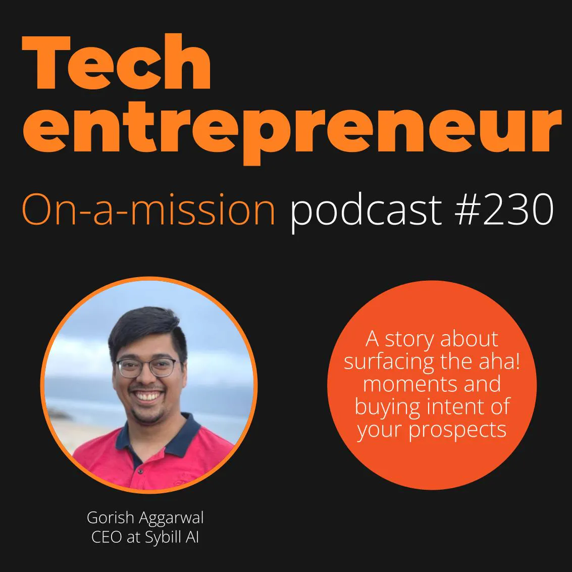 #230 - Gorish Aggarwal, CEO of Sybill - on providing Sales with a competitive advantage