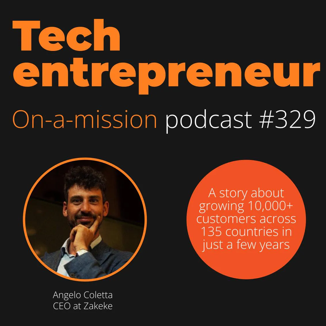 #329 - Angelo Coletta, CEO of Zakeke - on becoming a global leader in visual commerce.