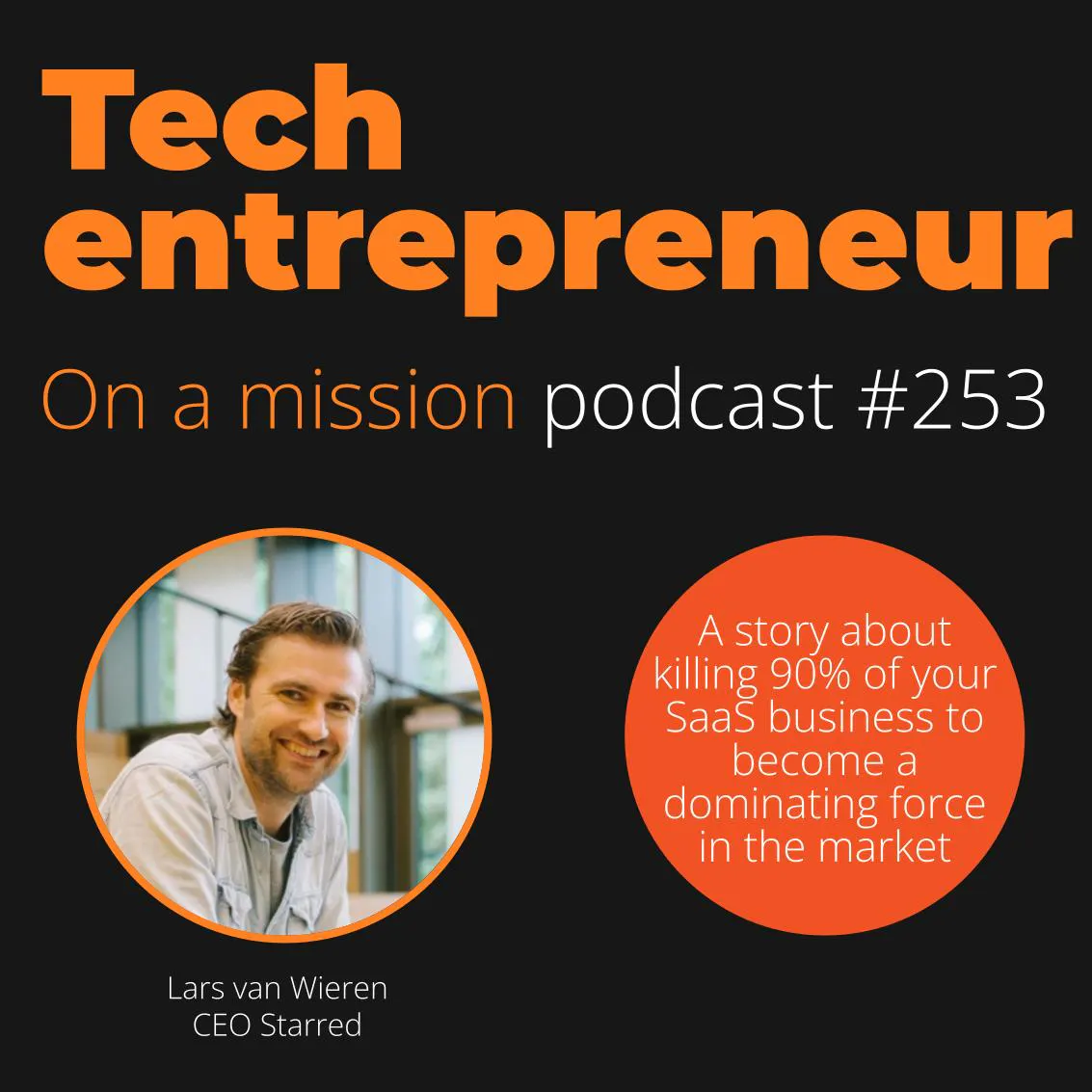 #253 - Lars van Wieren, CEO Starred - on the secrets to dominating a niche