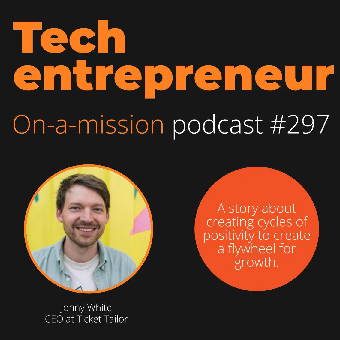 #297 - Jonny White, CEO Ticket Tailor - Making Growth on Purpose work.