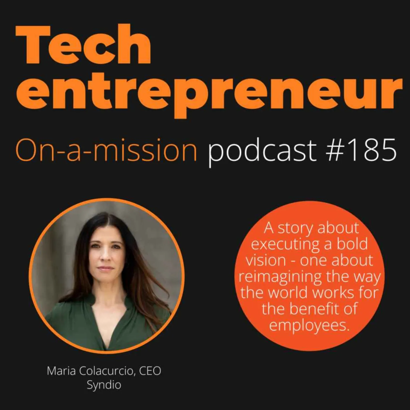 #185 - Maria Colacurcio, CEO of Syndio - on executing her bold vision