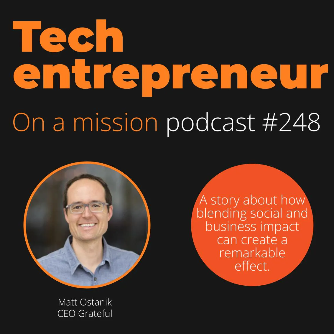 #248 - Matt Ostanik, CEO Grateful - on creating a sustainable network effect