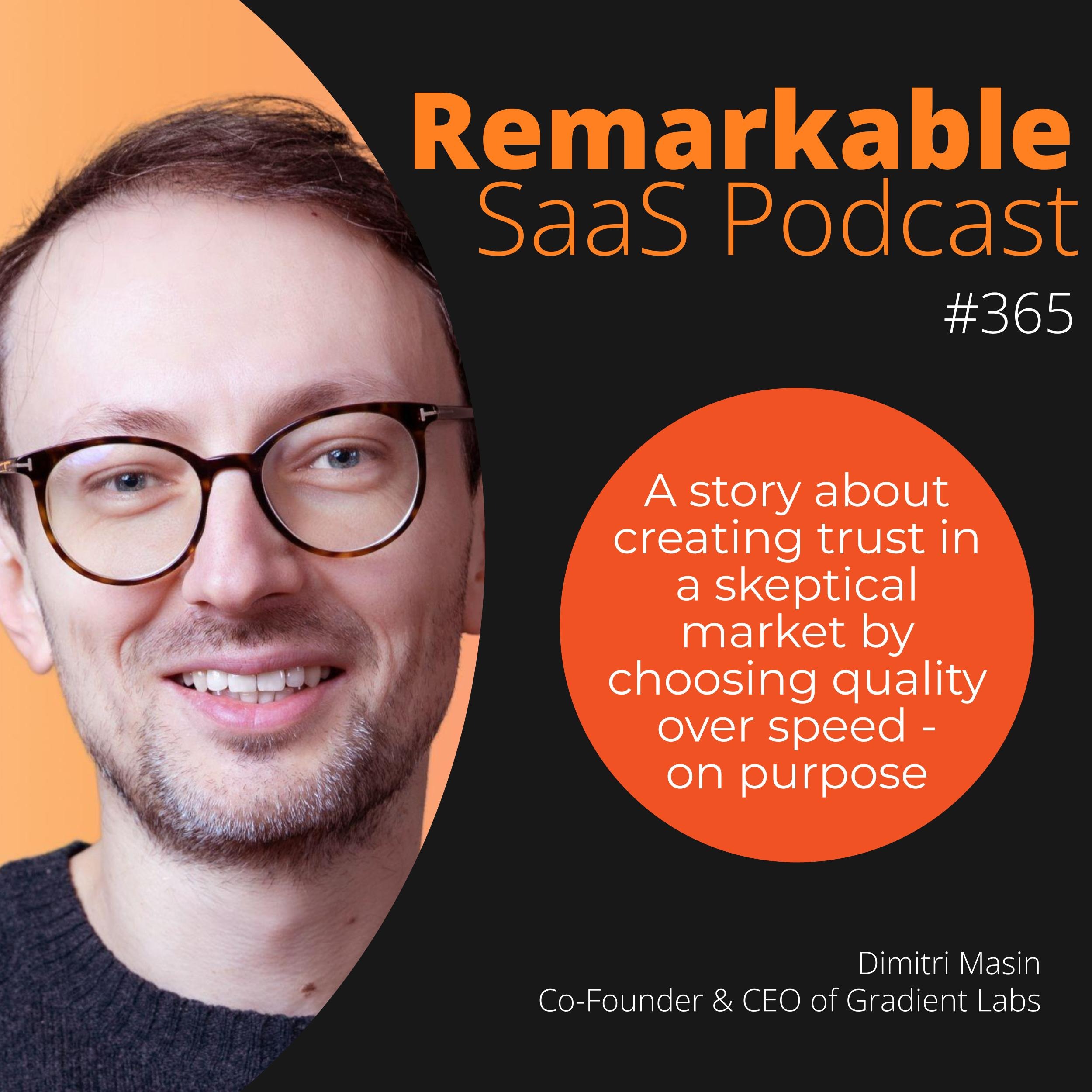 #365 – How Dimitri Masin hit $1M ARR in 5 months by refusing to launch early