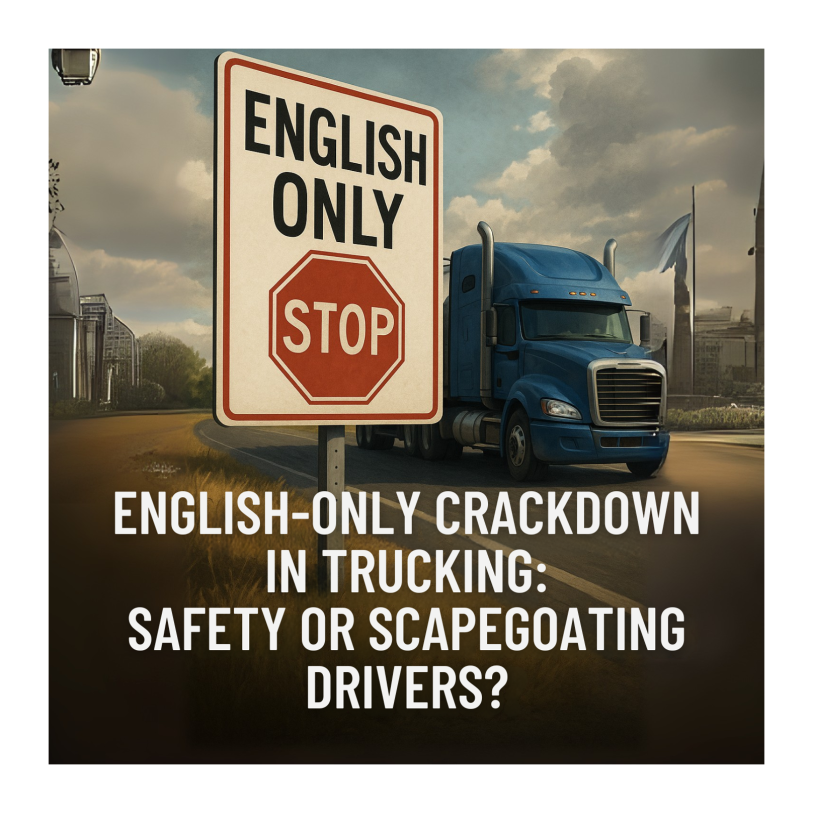 English-Only Crackdown in Trucking: Safety or Scapegoating Drivers? #episode20