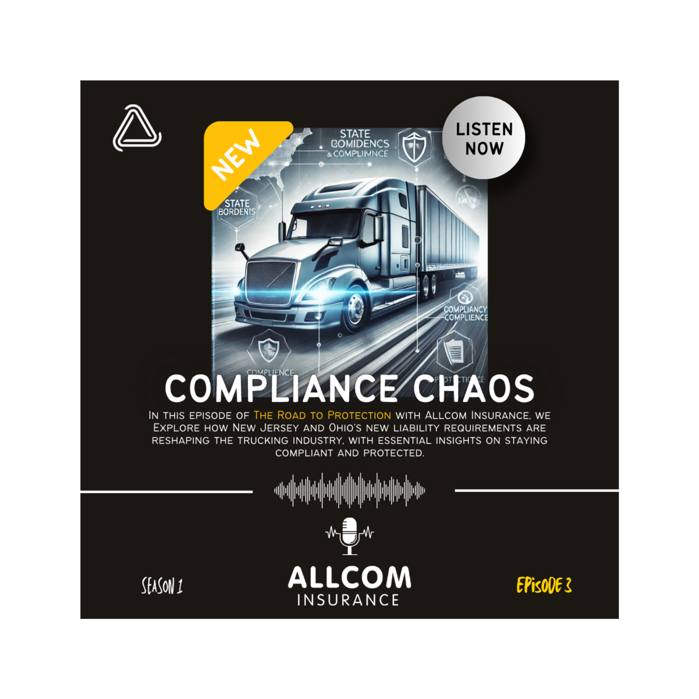 New Jersey & Ohio Liability Increases: What Truckers Need to Know for Compliance episode artwork