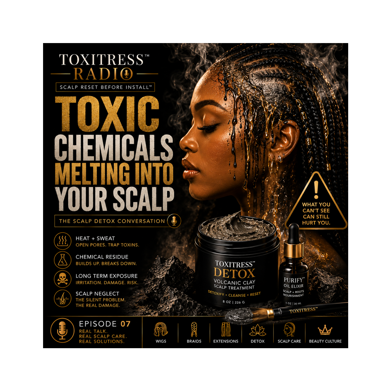 Toxic Chemicals Melting Into Your Scalp episode artwork