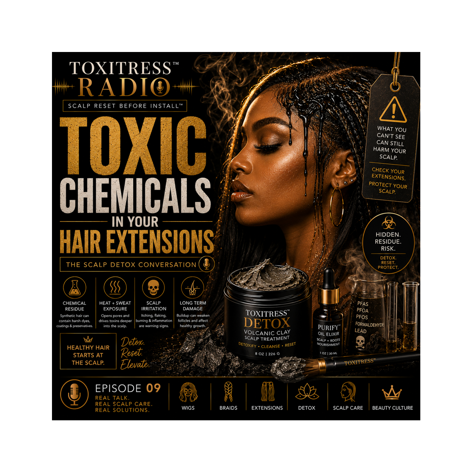 Toxic Chemicals in Your Hair Extensions episode artwork