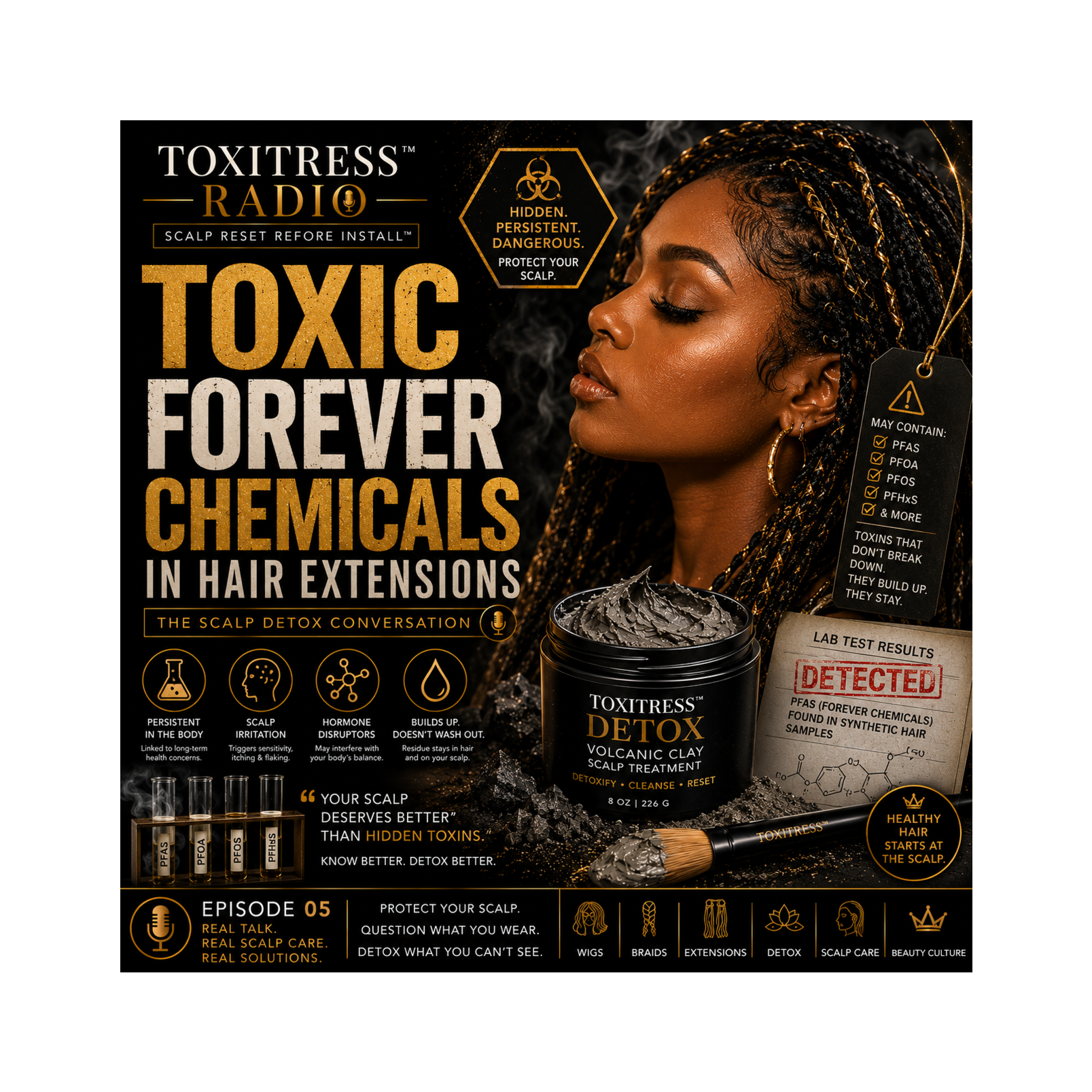 Toxic Forever Chemicals in Hair Extensions episode artwork