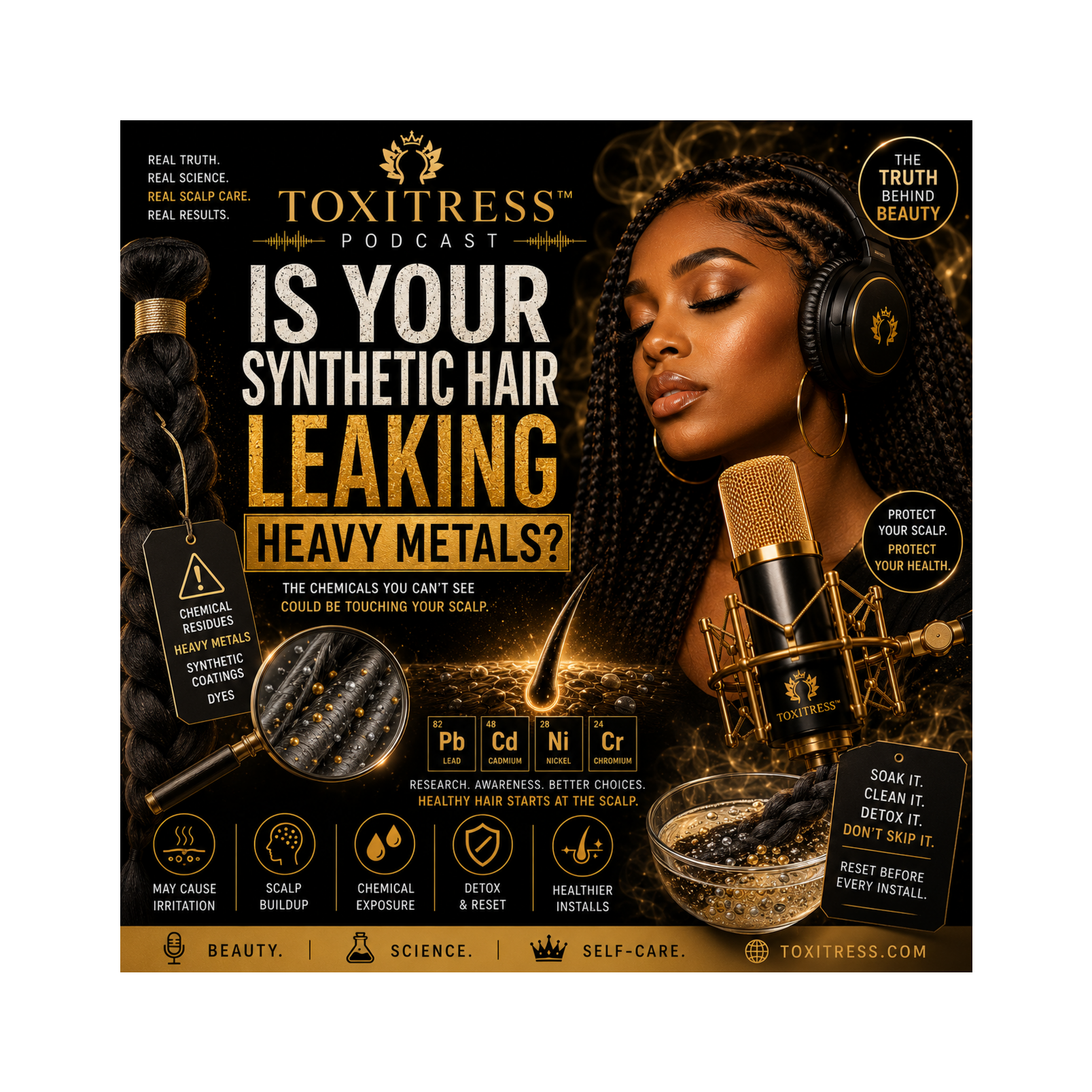 Is Your Synthetic Hair Leaking Heavy Metals? episode artwork