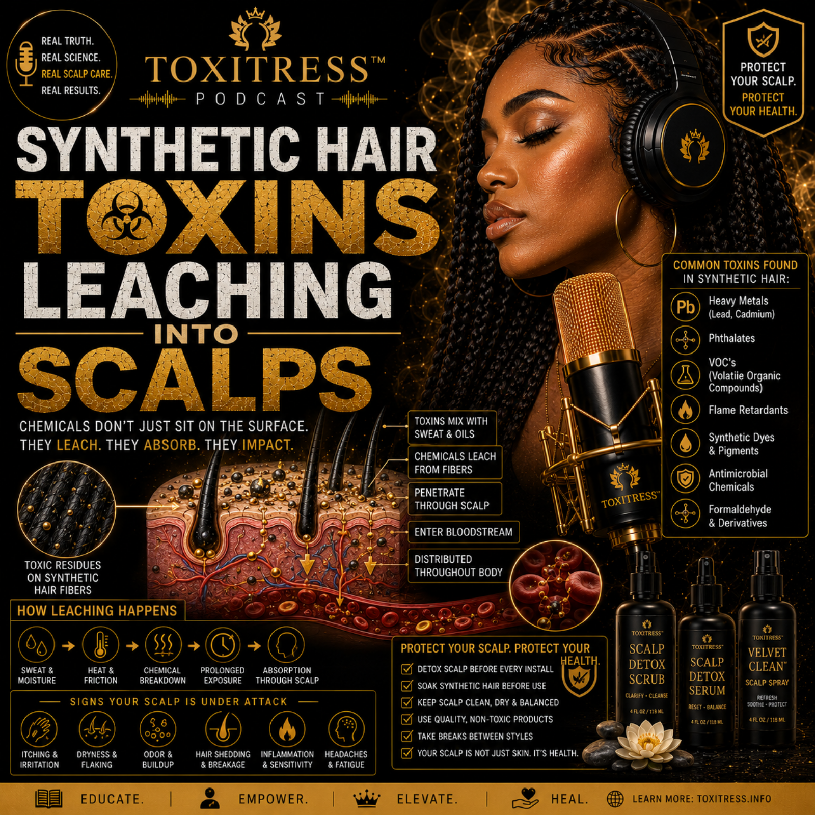 Synthetic Hair Toxins Leaching Into Scalps episode artwork