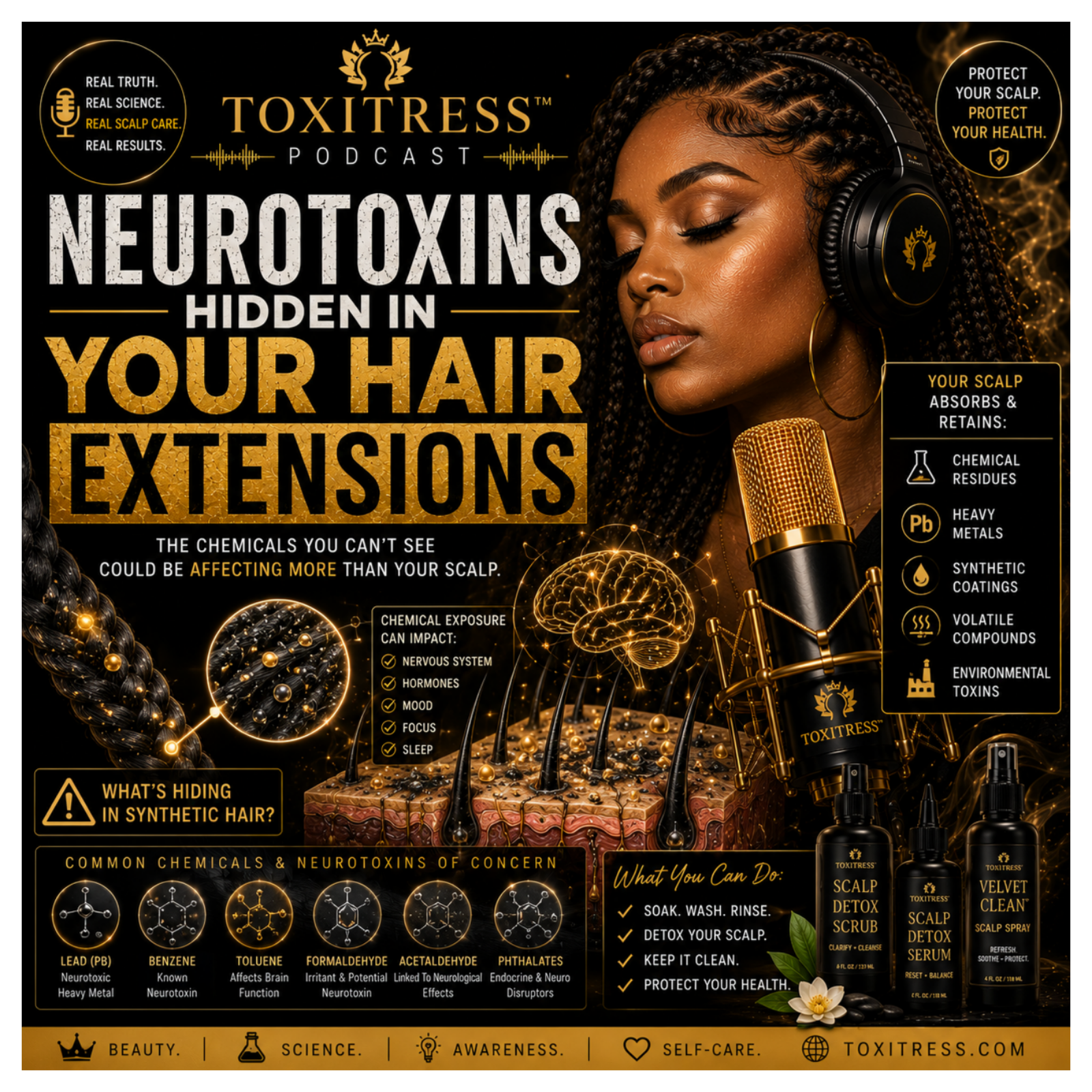 Neurotoxins Hidden In Your Hair Extensions episode artwork