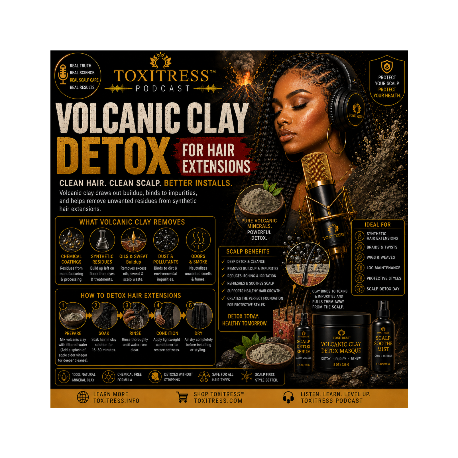 Volcanic Clay Detox for Hair Extensions episode artwork