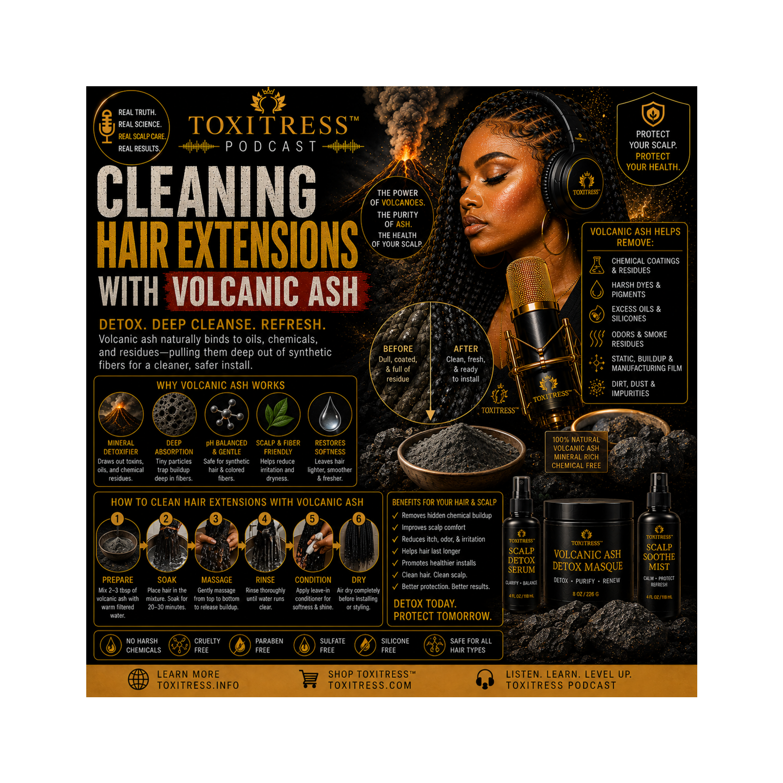 Cleaning Hair Extensions With Volcanic Ash episode artwork