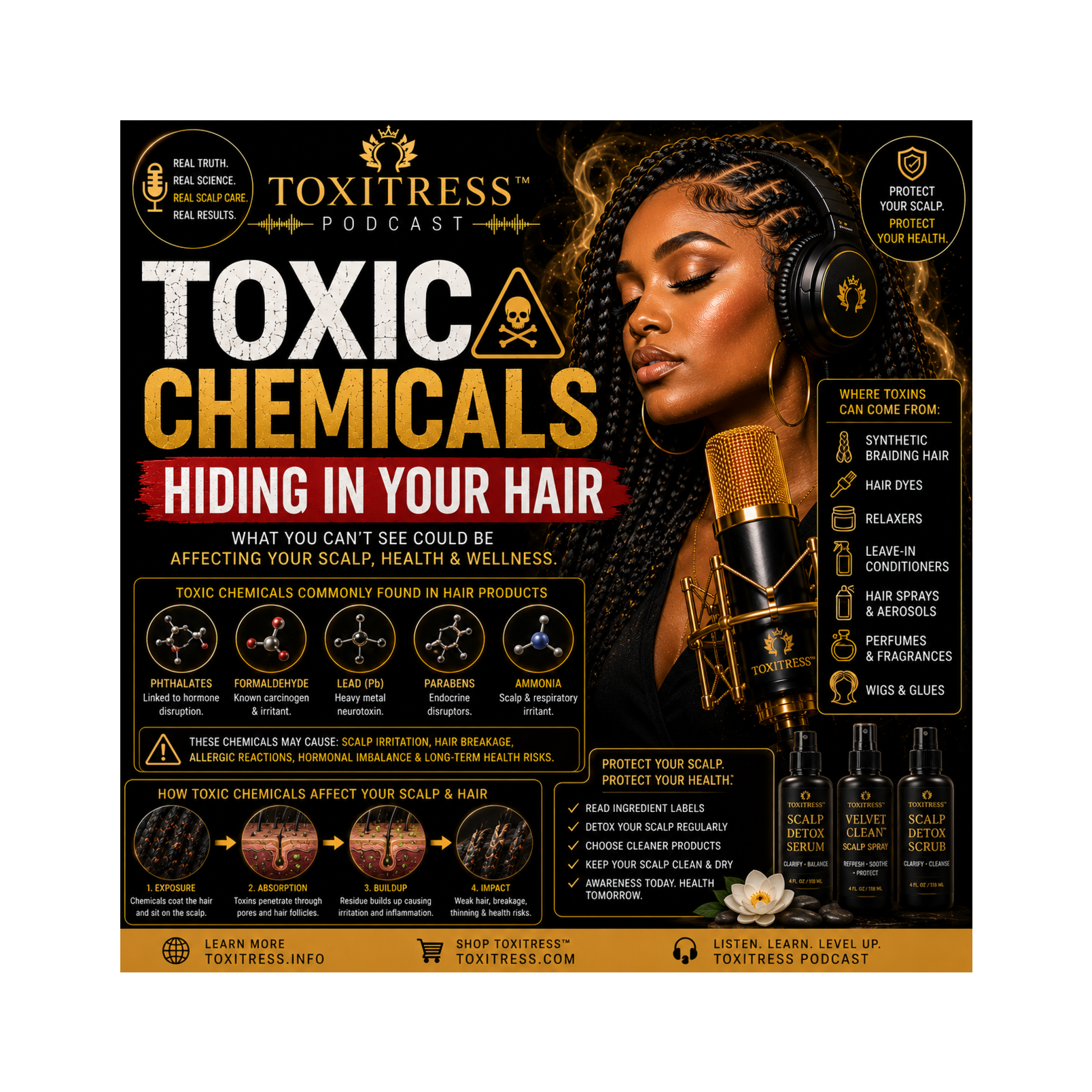 Toxic Chemicals Hiding In Your Hair episode artwork