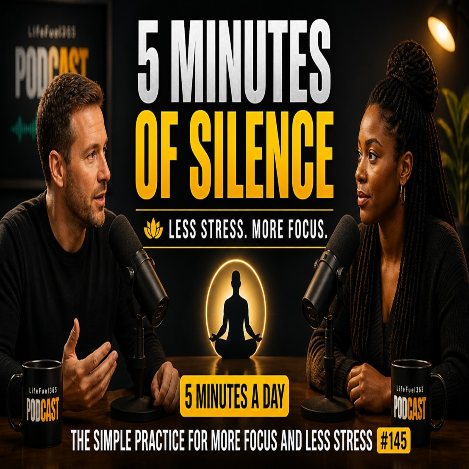 Silence: 5 Minutes a Day The Simple Practice for More Focus and Less Stress #145