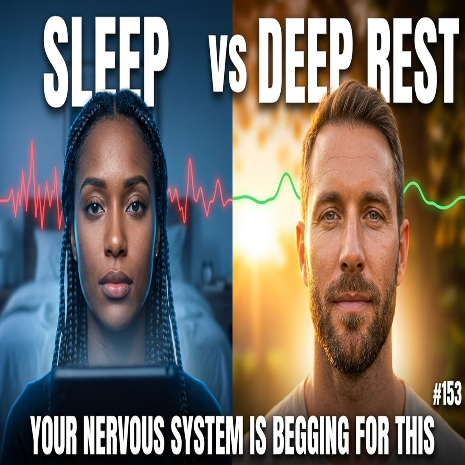 Deep Rest vs Sleep: Your Nervous System is Begging for This #153 episode artwork