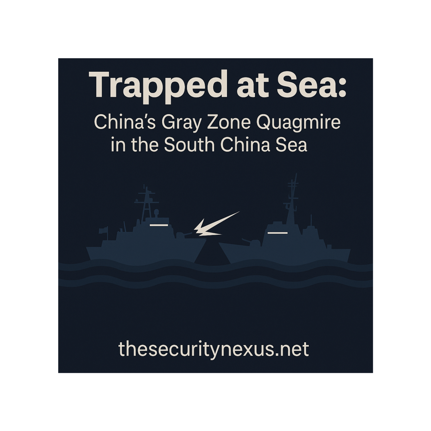 Trapped at Sea: China’s Gray Zone Quagmire in the South China Sea