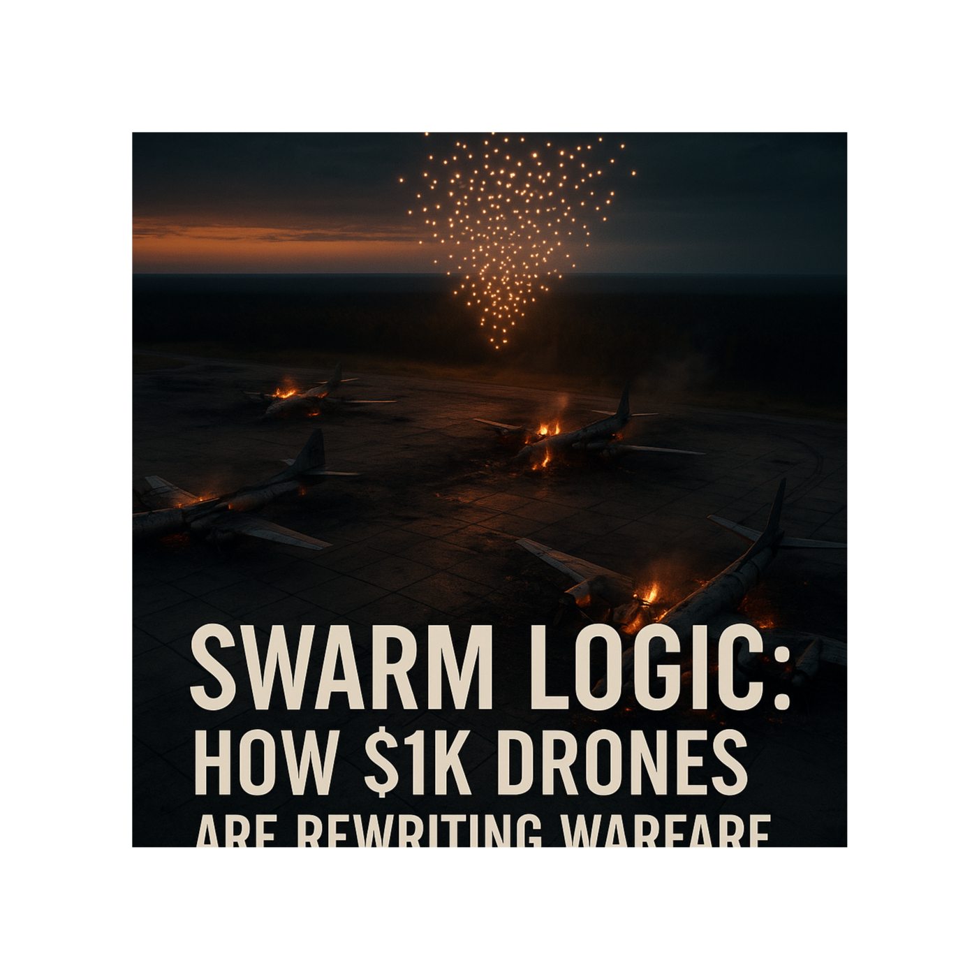 The Drone Deluge: How Ukraine’s Swarm Strike Exposed a Strategic Weakness episode artwork