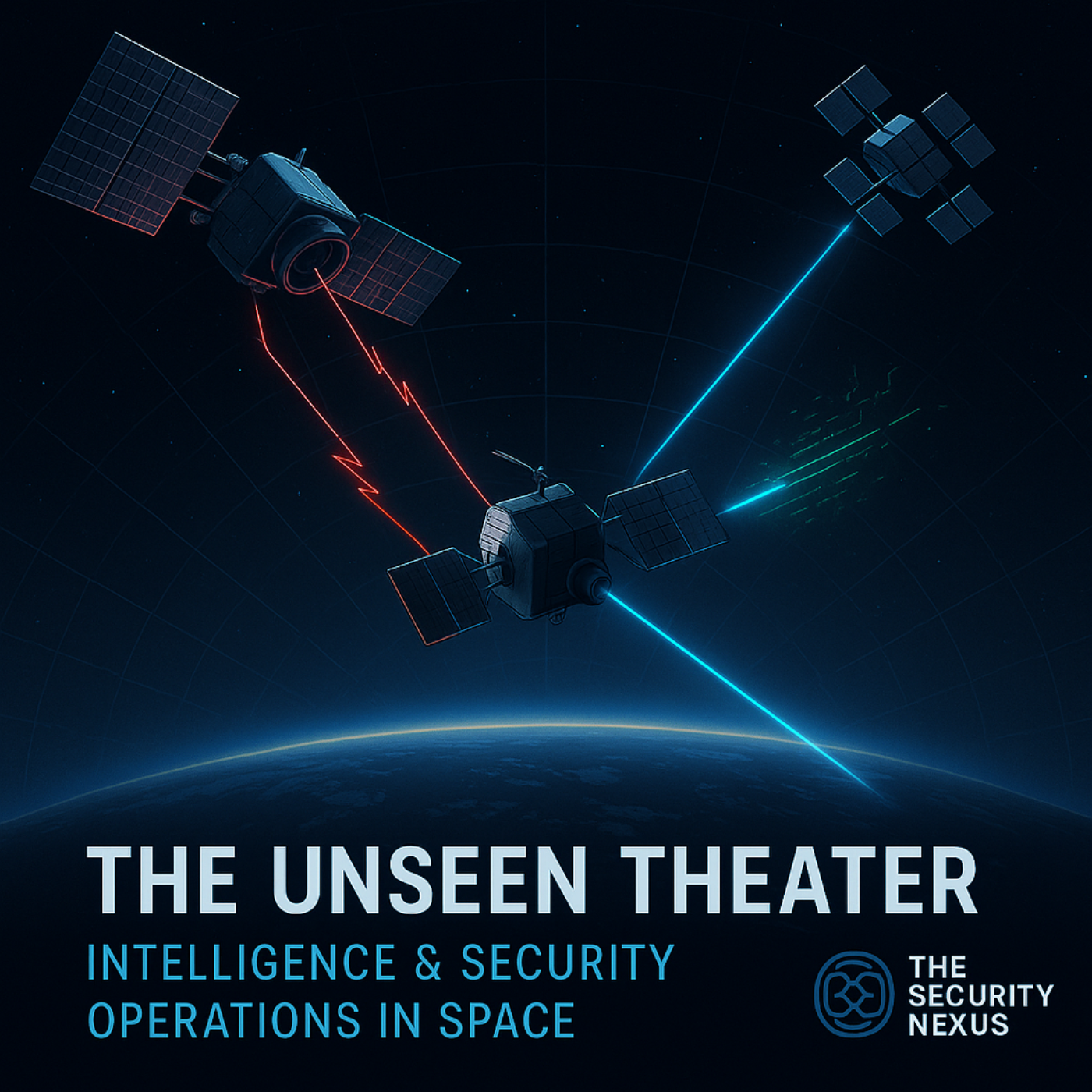 The Unseen Theater: Intelligence and Security Operations in Space: Beyond satellites—how the race for orbital dominance, intelligence surveillance, and cyber/kinetic/EW converge in orbit episode artwork