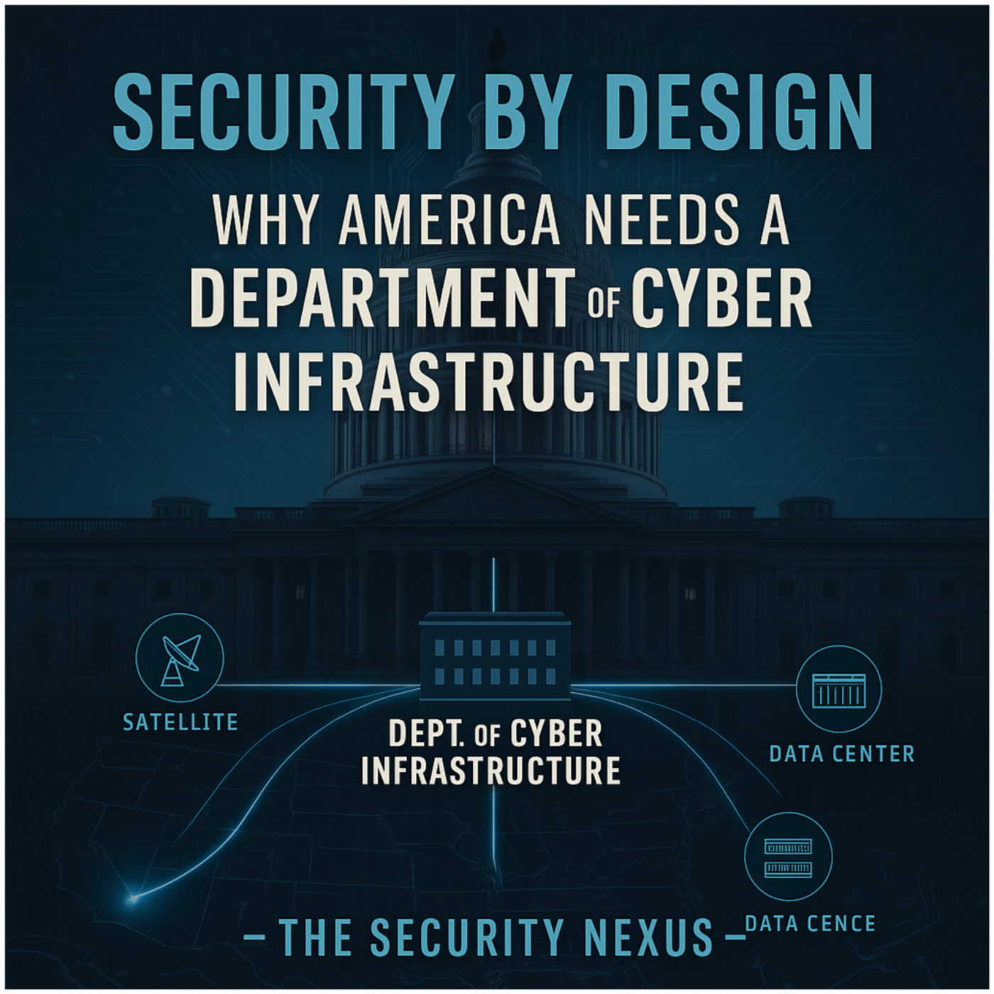 Security by Design: Why We Need a Department of Cyber Infrastructure