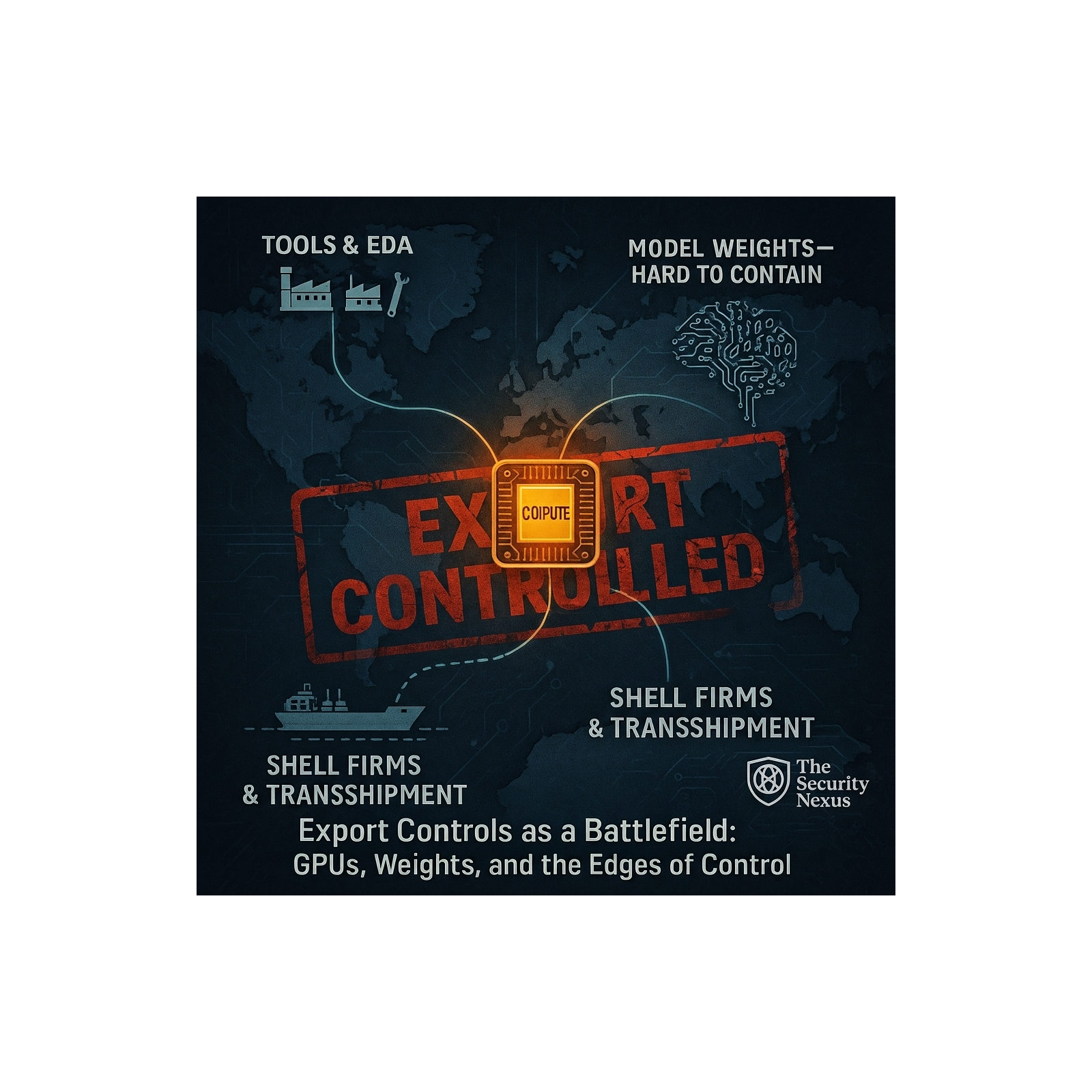 Export Controls as a Battlefield: The Quiet War Over GPUs and Model Weights episode artwork