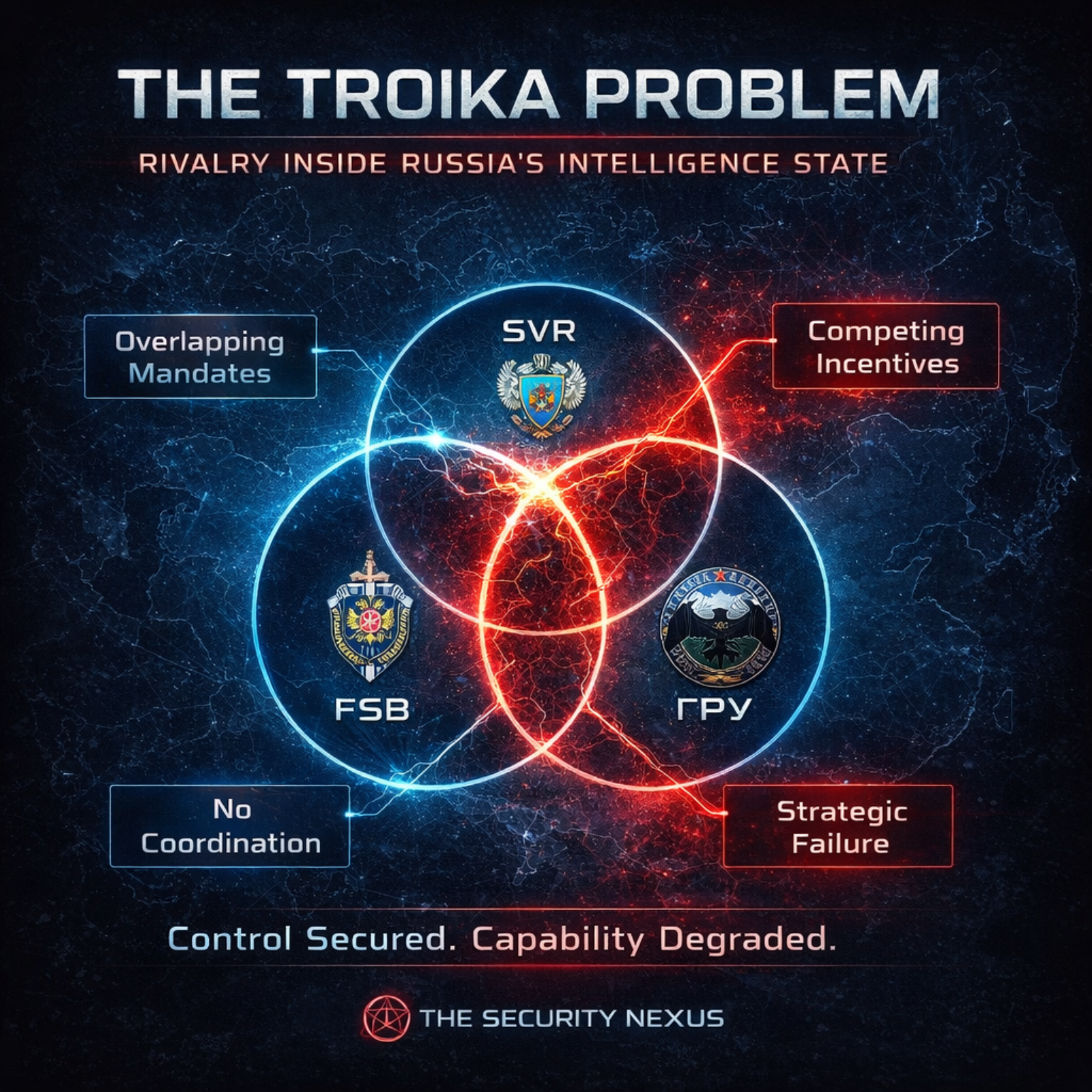 The Troika Problem: How Rivalry Between Russia’s Intelligence Services Is Shaping the War and Threatening Western Security