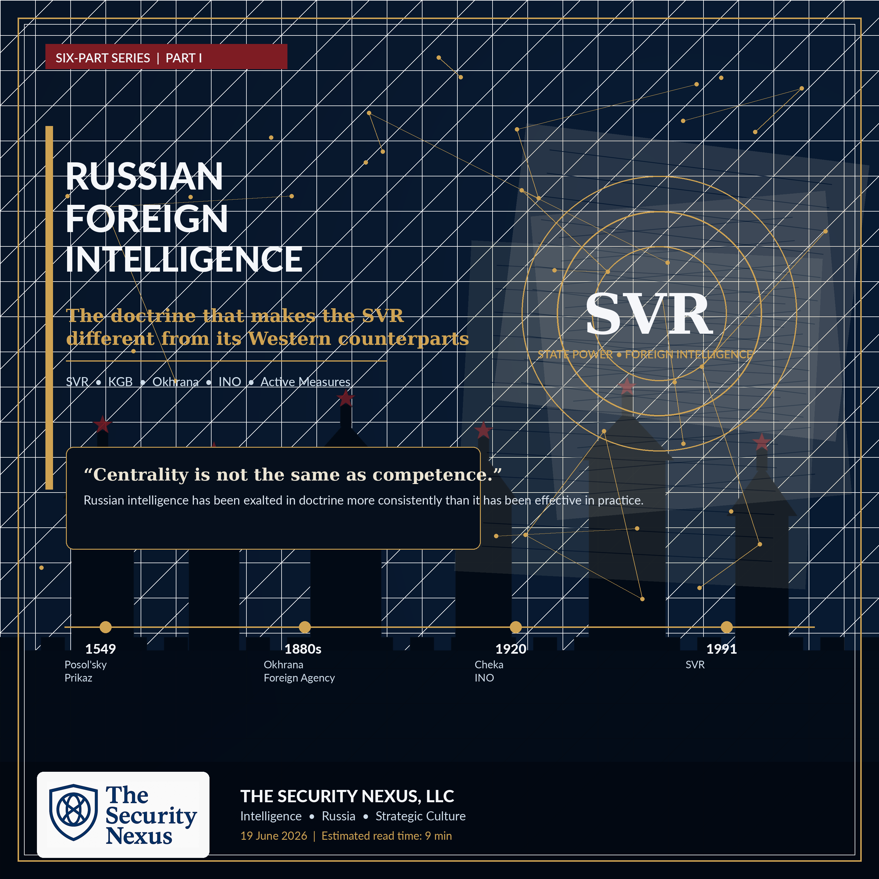Why Russia Treats Intelligence as a Pillar of State, Not a Support Function episode artwork