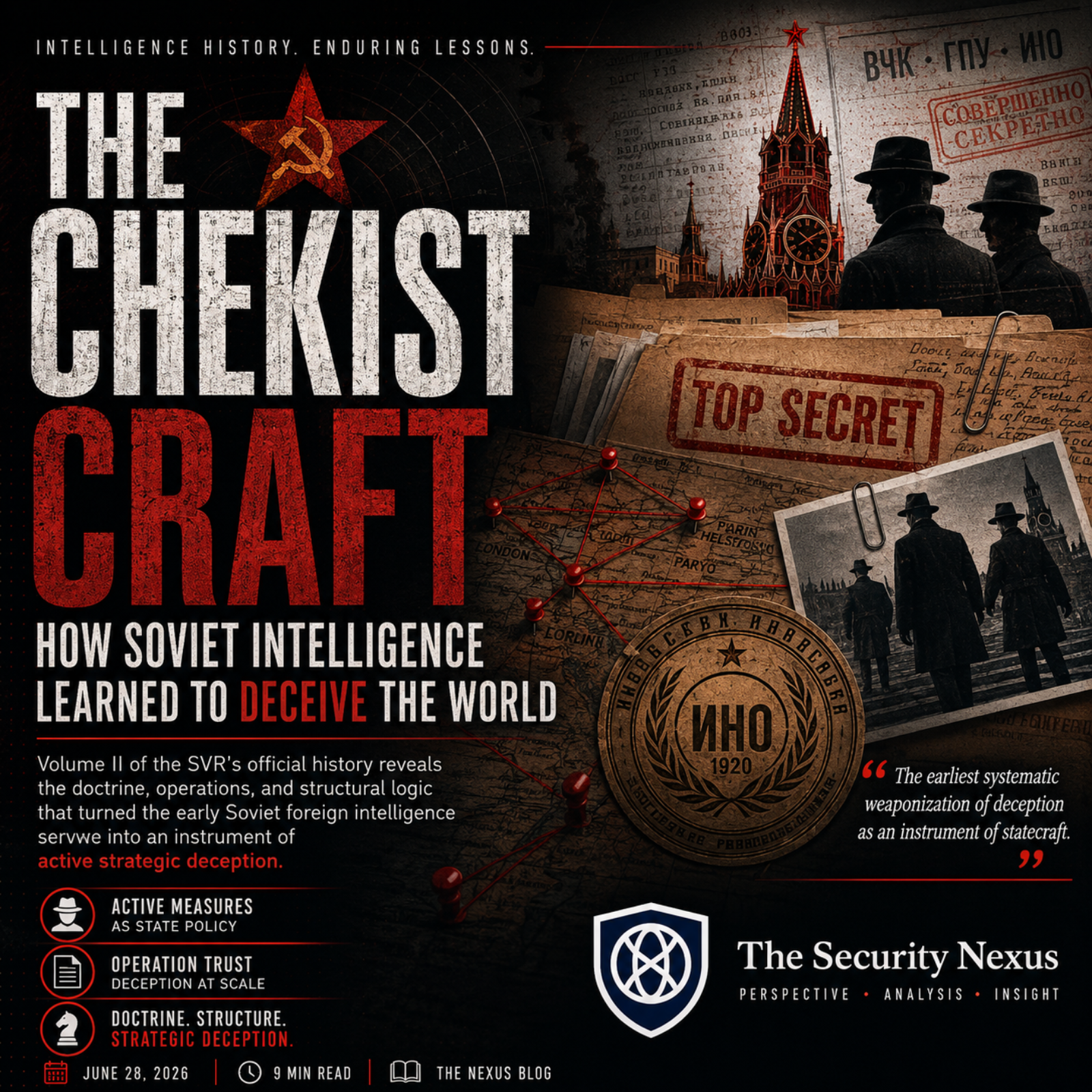 The Chekist Craft: How Soviet Intelligence Learned to Deceive the World episode artwork