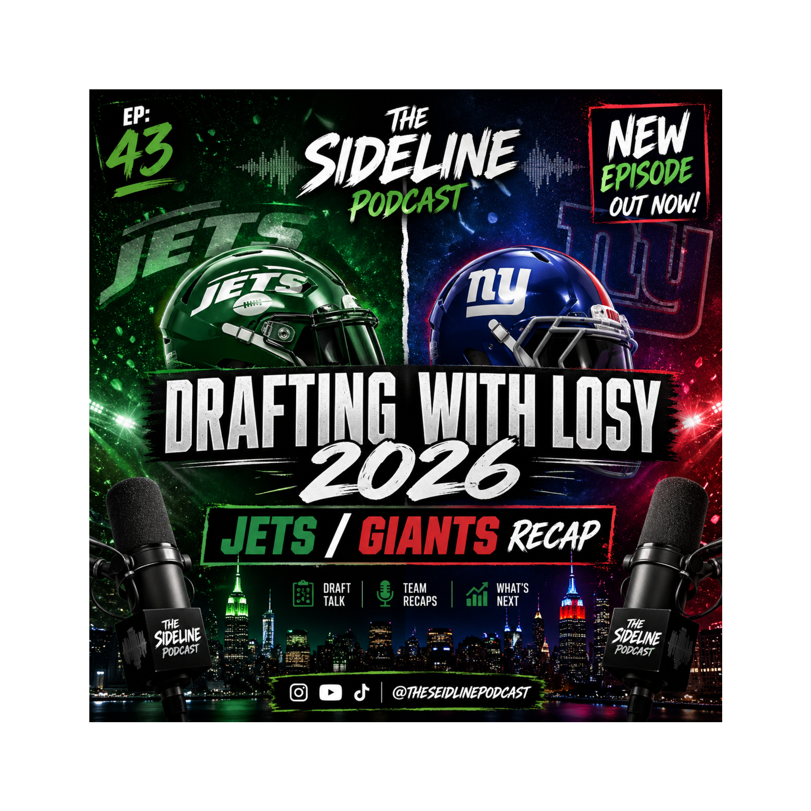 Drafting with Losy (Jets/Giants Recap) (EP: 43) episode artwork
