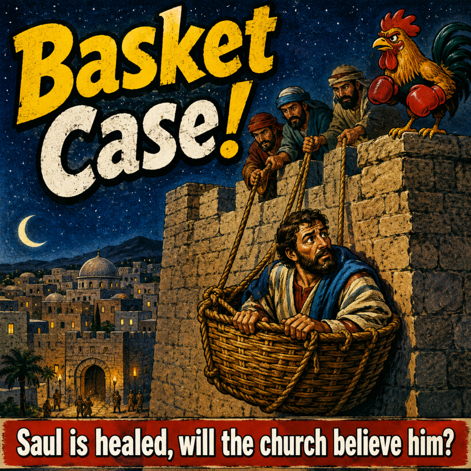 Basket Case! Saul Escapes Damascus in a Basket | Acts 9 Sermon on Paul, Grace & the Early Church episode artwork