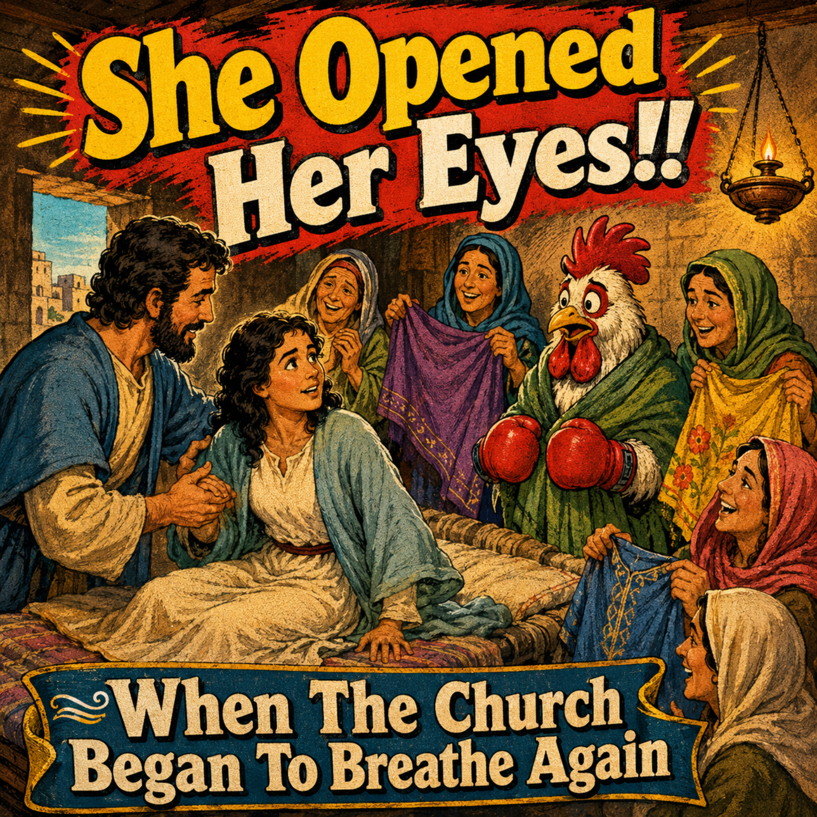 She Opened Her Eyes!! | Acts 9:31–43 Bible Study on Tabitha, Peter, Healing & the Church Breathing Again episode artwork