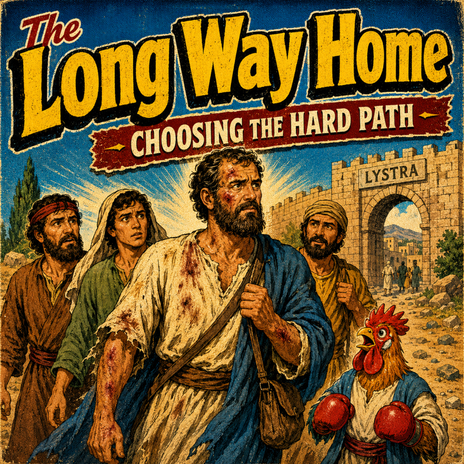 The Long Way Home | Acts 14 Bible Study on Paul Stoned at Lystra episode artwork