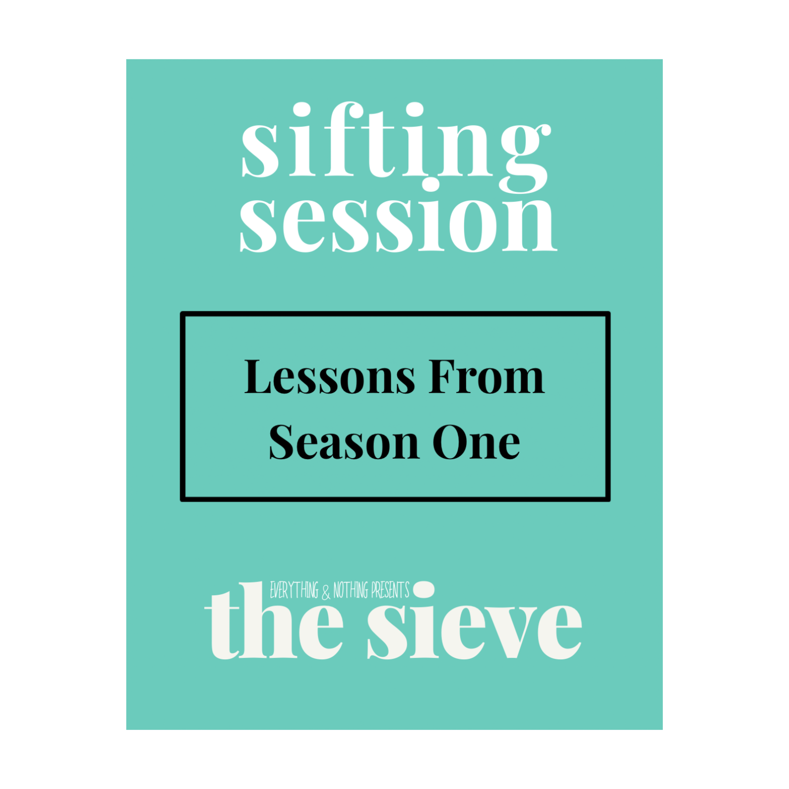 Lessons From Season One