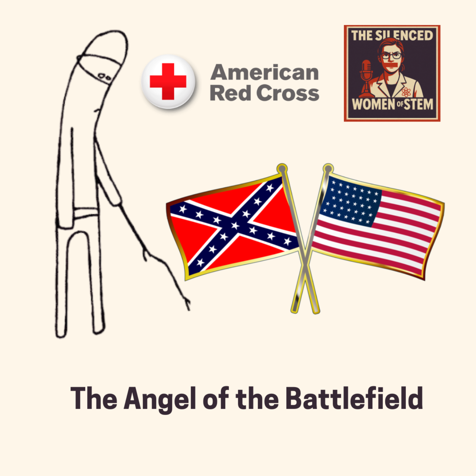 34: Clara Barton - Angel of the Battlefield episode artwork