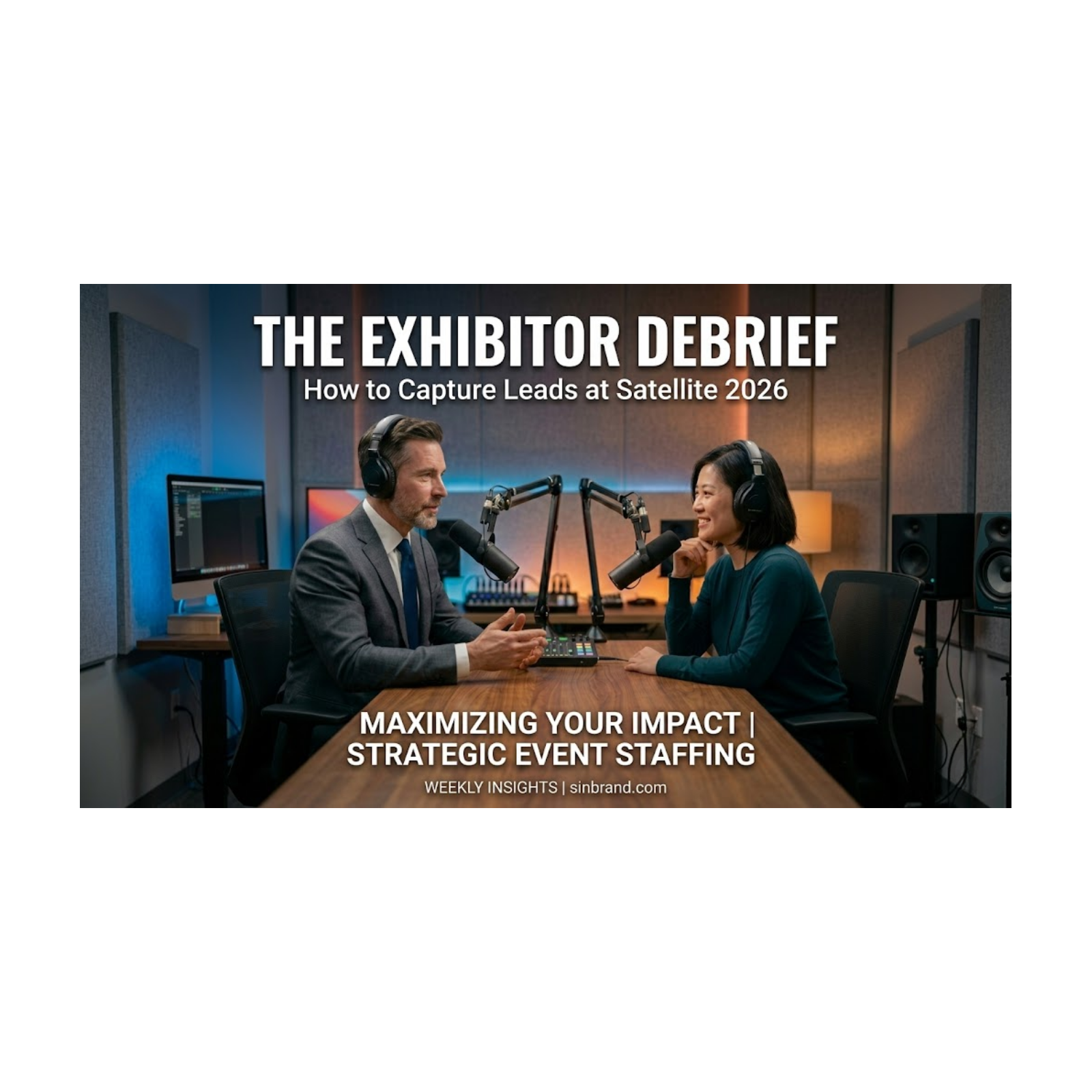 THE EXHIBITOR DEBRIEF: CAPTURING HIGH-LEVEL LEADS AT SATELLITE 2026 episode artwork