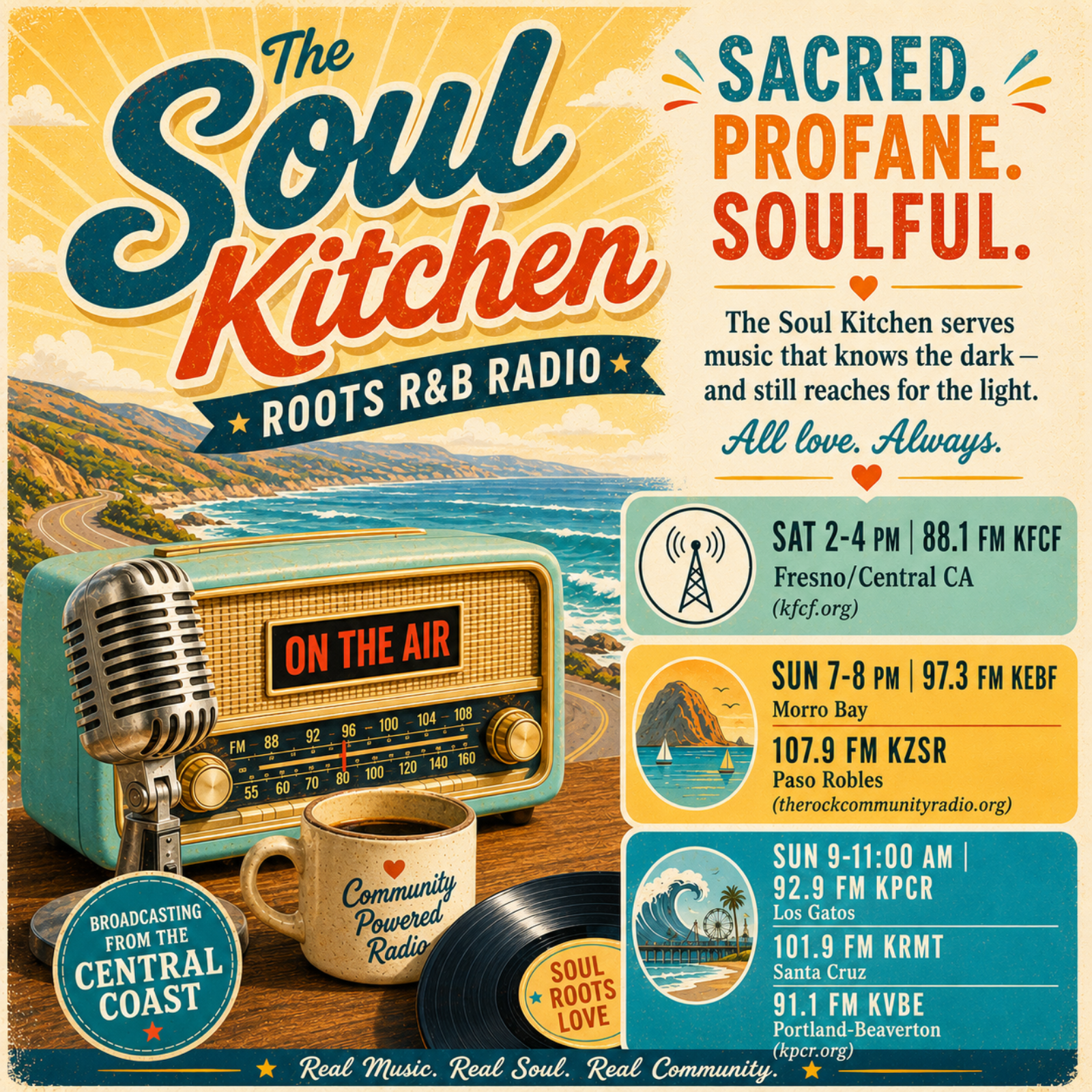 The Soul Kitchen May 31 KPCR episode artwork