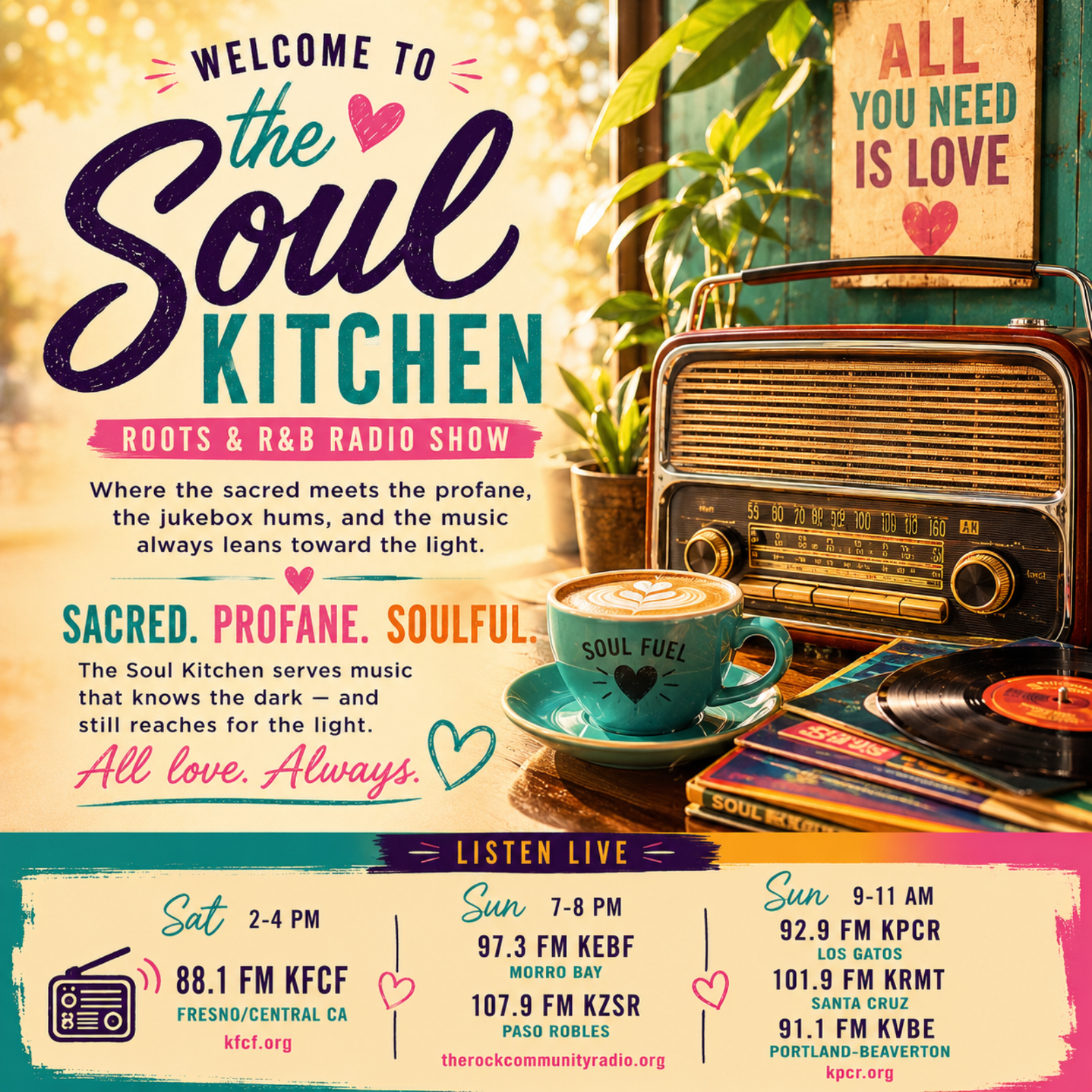 The Soul Kitchen  KPCR June 7,  2026 episode artwork