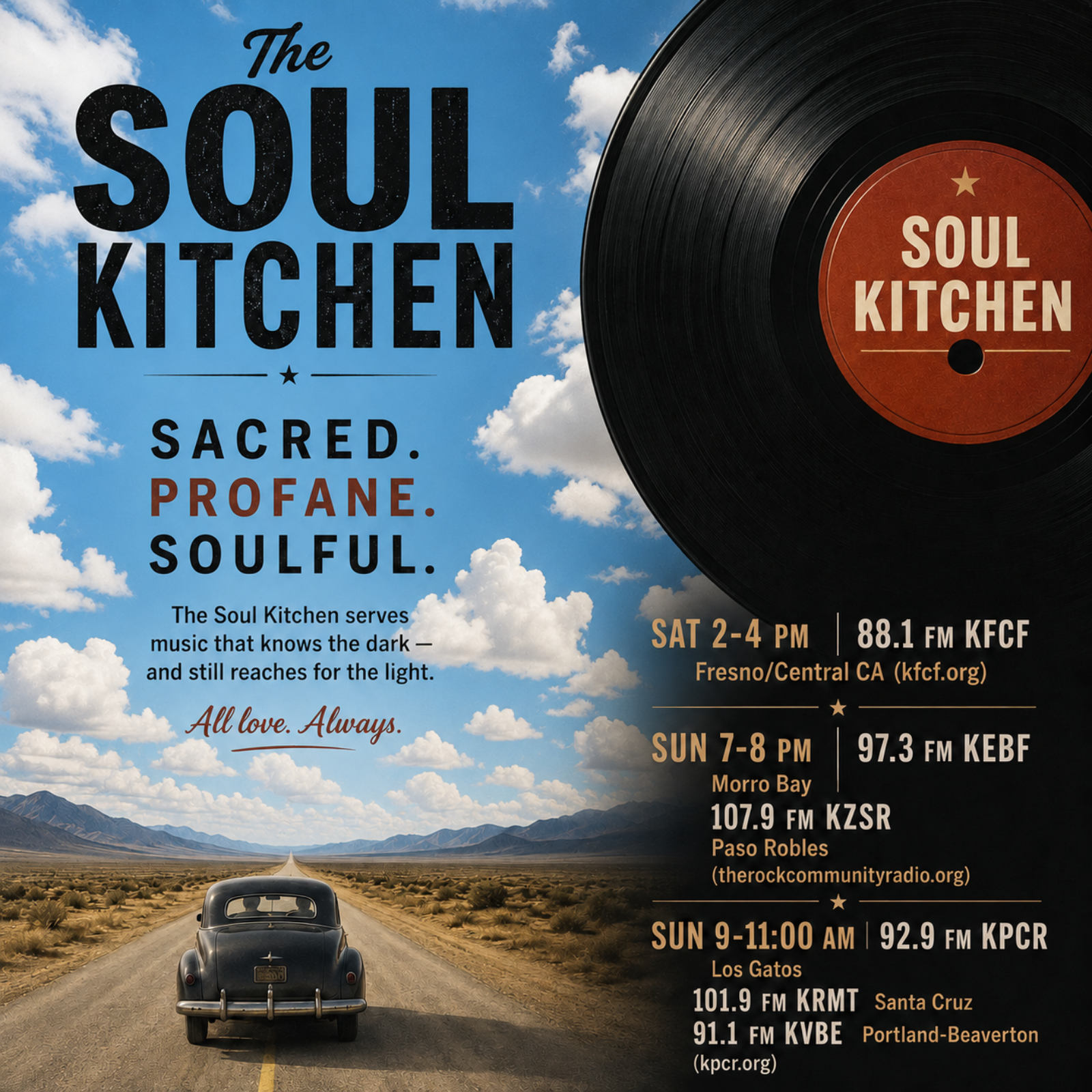 August 2 The Soul Kitchen 92.9 FM KPCR