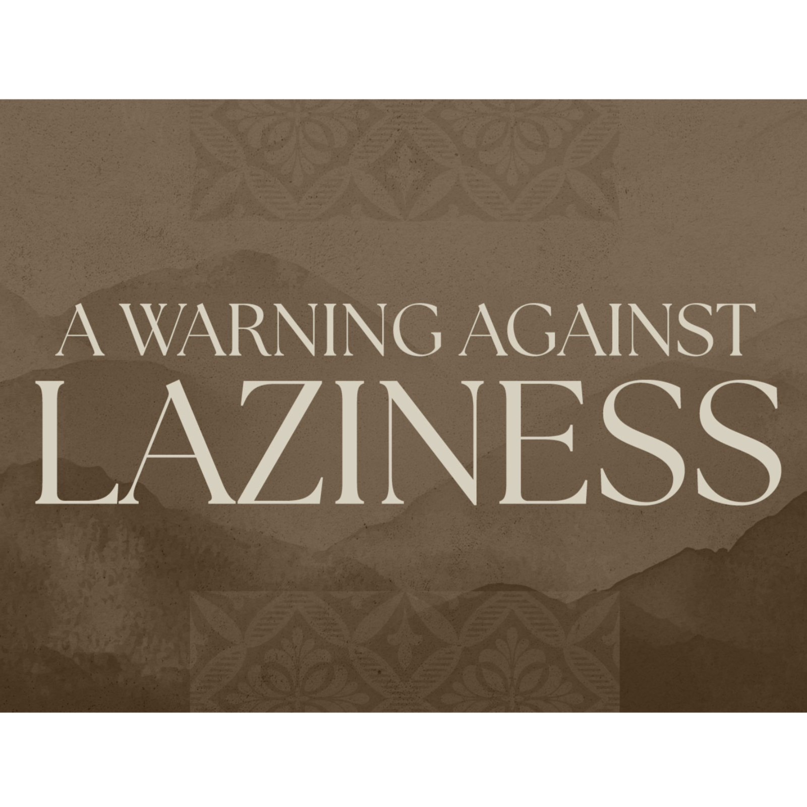 Proverbs: A Warning Against Laziness - (Proverbs 6:6–11) episode artwork