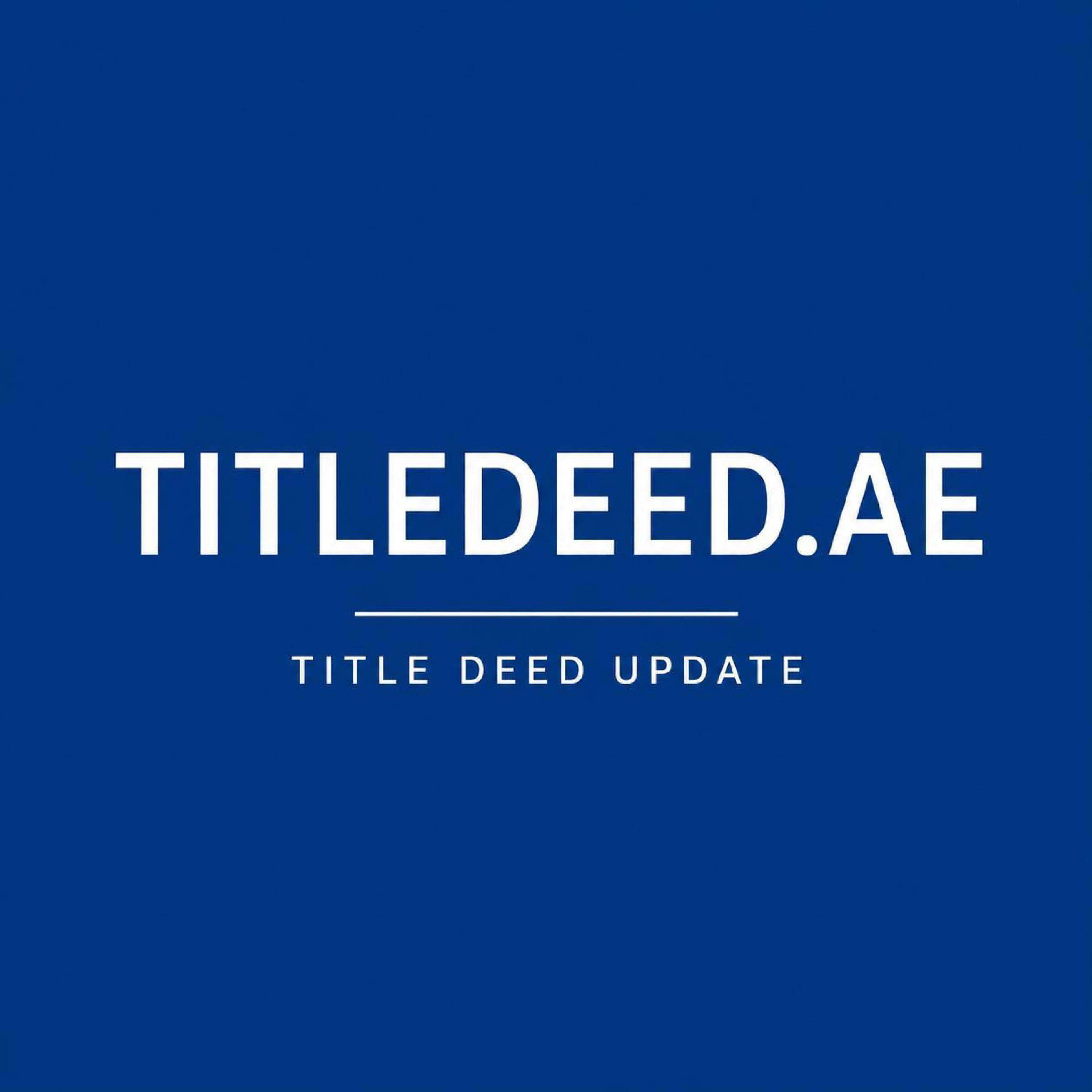 The Title Deed Desk